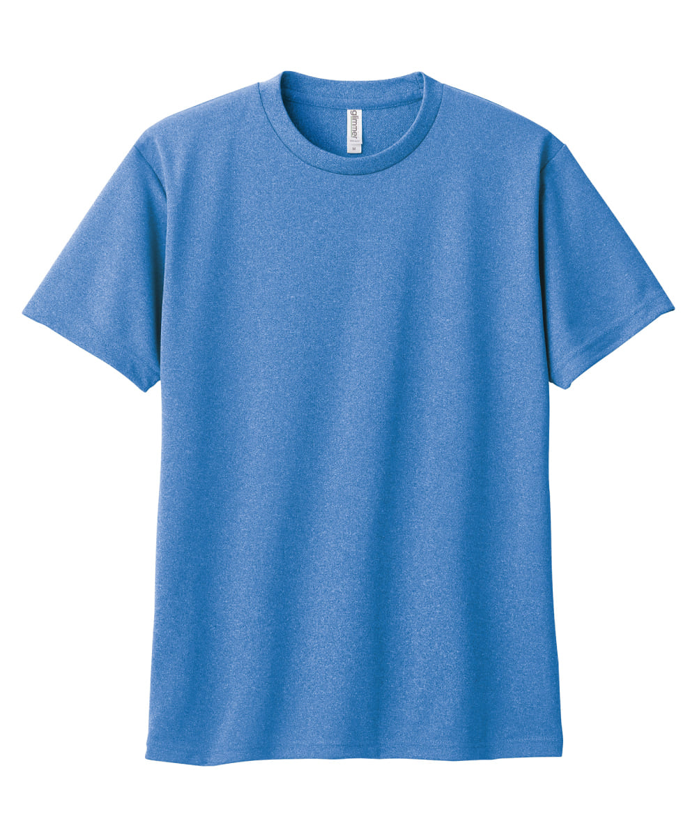 00300-ACT-902　4.4オンスドライＴシャツ　ミックスブルー