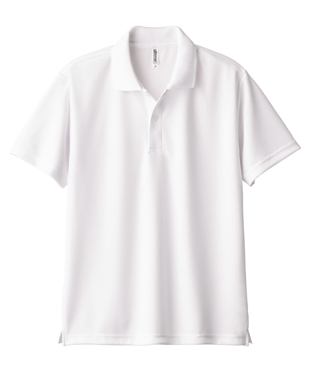 00302-ADP-001　4.4オンスドライポロシャツ　ホワイト