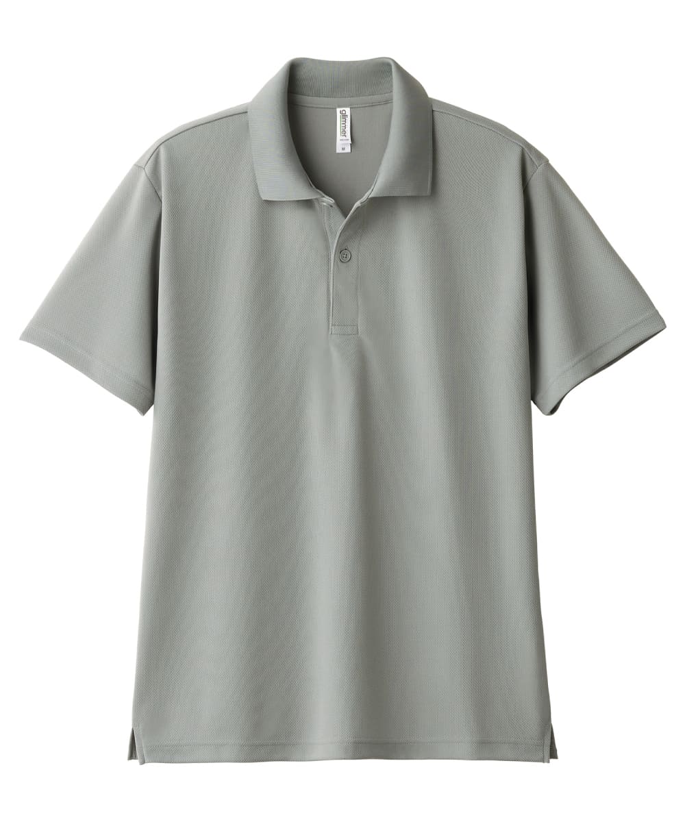 00302-ADP-002　4.4オンスドライポロシャツ　グレー
