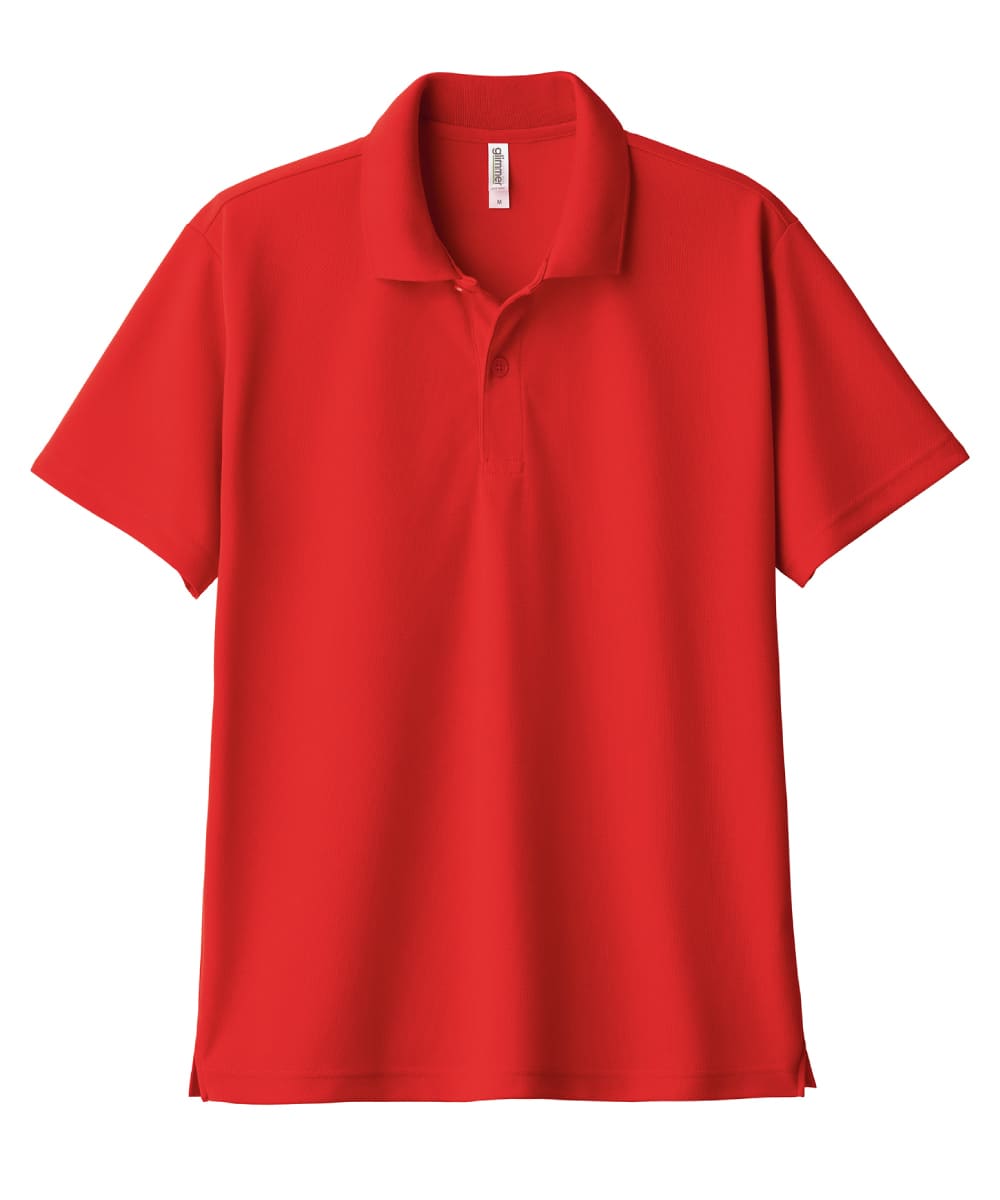 00302-ADP-010　4.4オンスドライポロシャツ　レッド