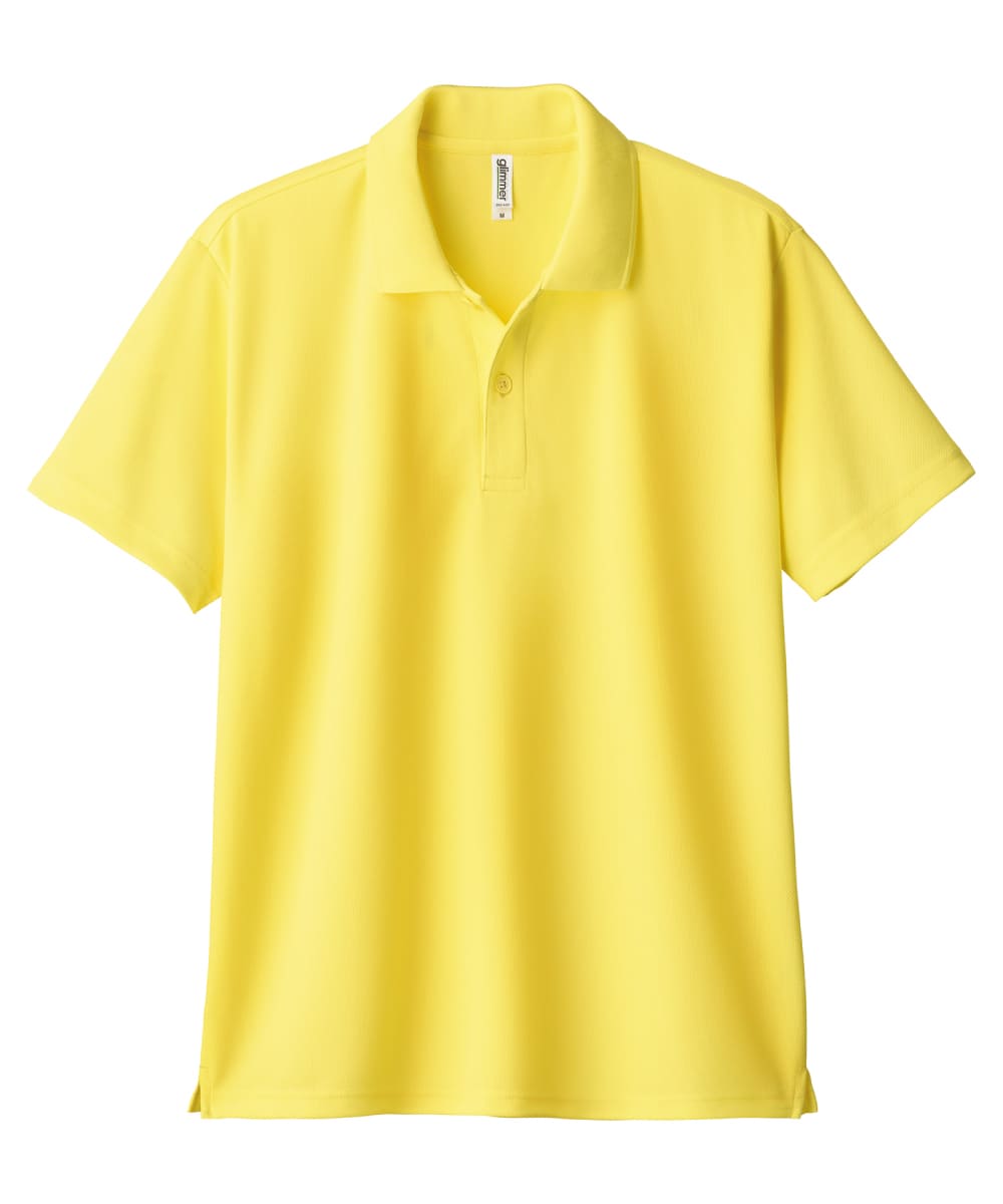 00302-ADP-020　4.4オンスドライポロシャツ　イエロー