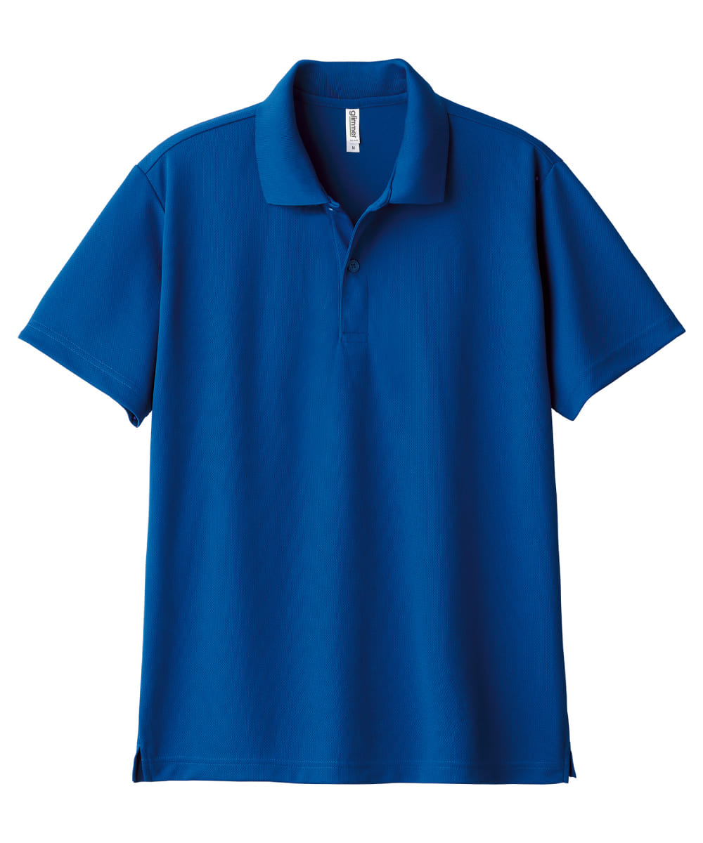 00302-ADP-032　4.4オンスドライポロシャツ　ロイヤルブルー