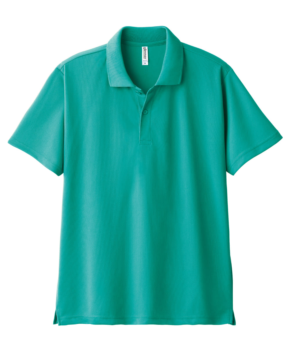 00302-ADP-096　4.4オンスドライポロシャツ　ミントブルー