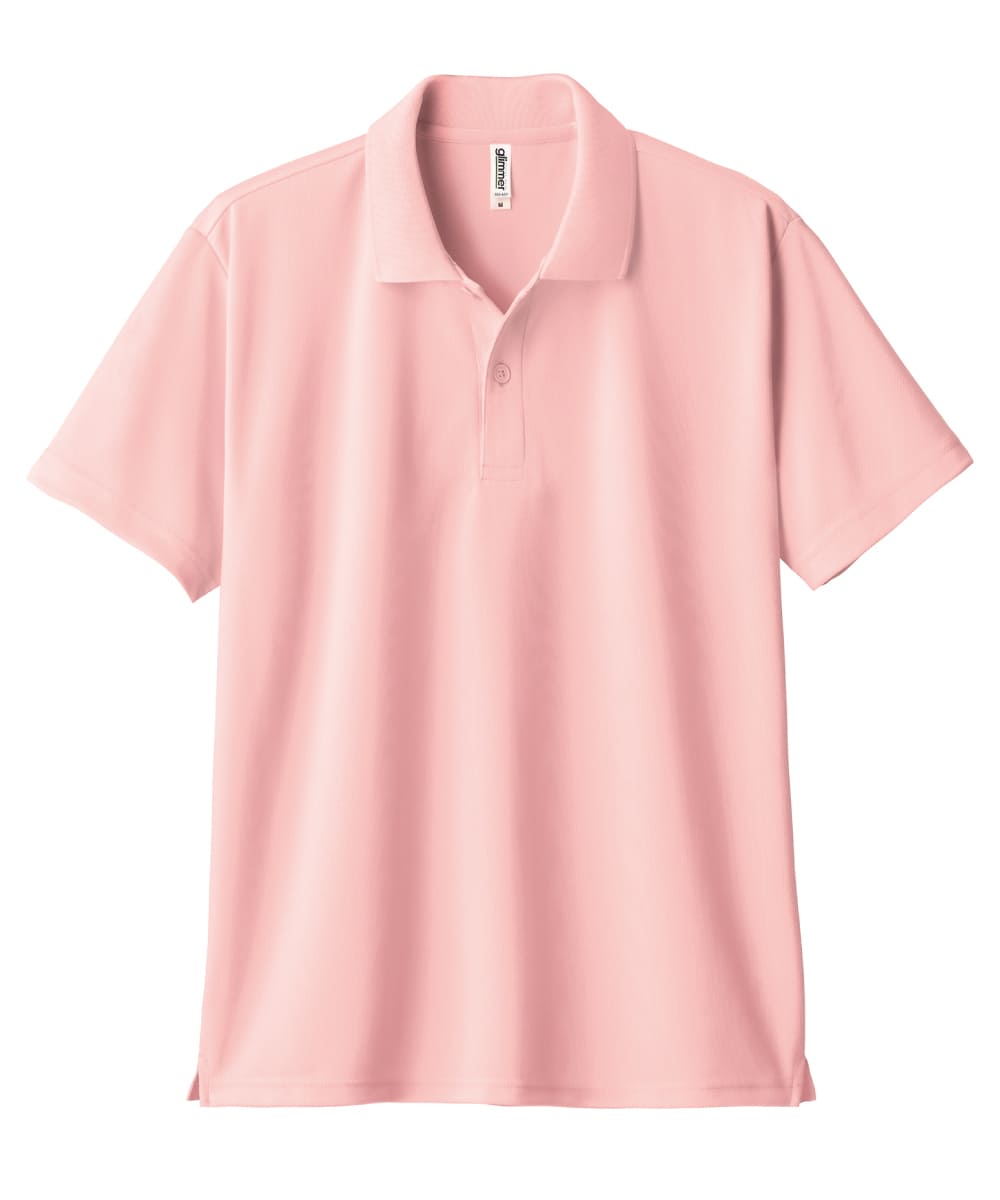 00302-ADP-132　4.4オンスドライポロシャツ　ライトピンク