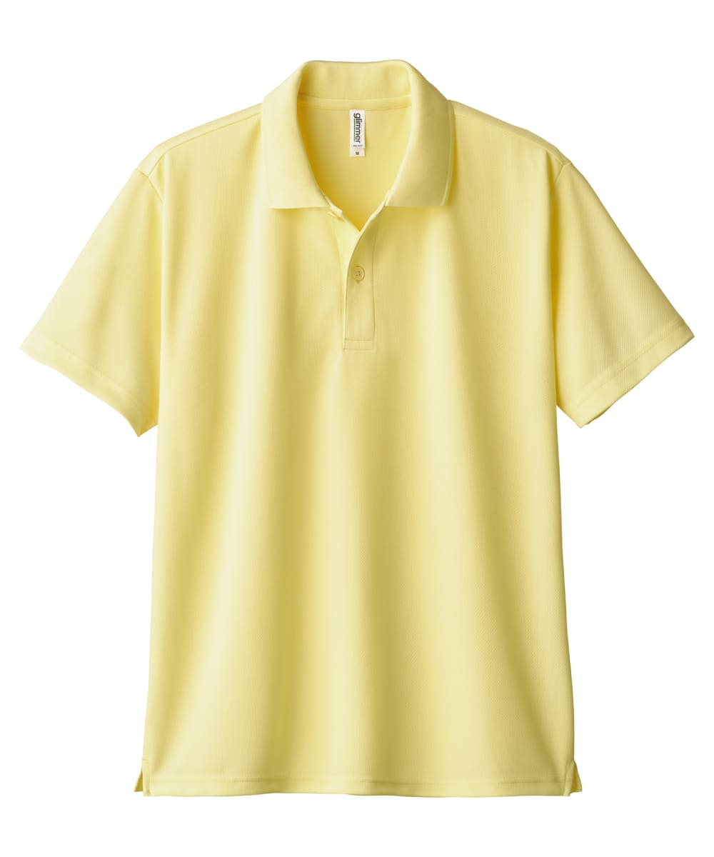 00302-ADP-134　4.4オンスドライポロシャツ　ライトイエロー