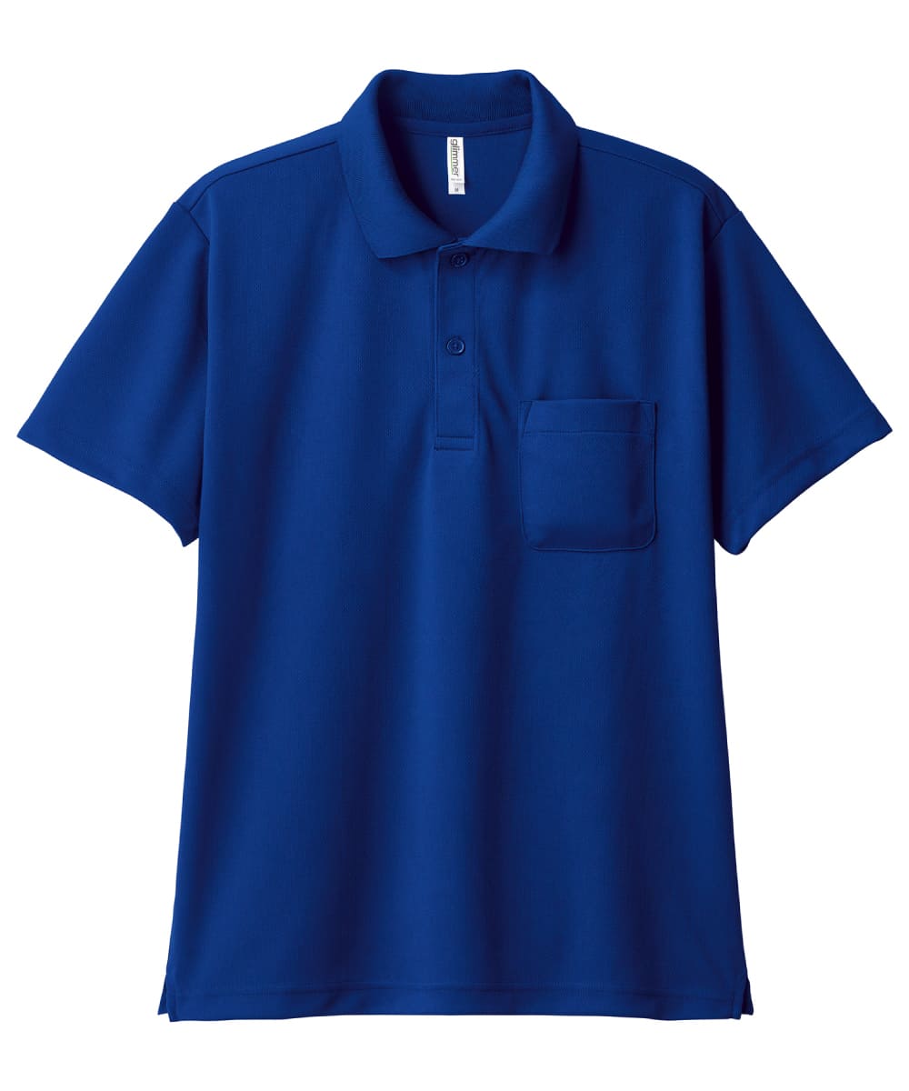 00330-AVP-171　4.4オンスドライポロシャツ(ポケット付)　ジャパンブルー