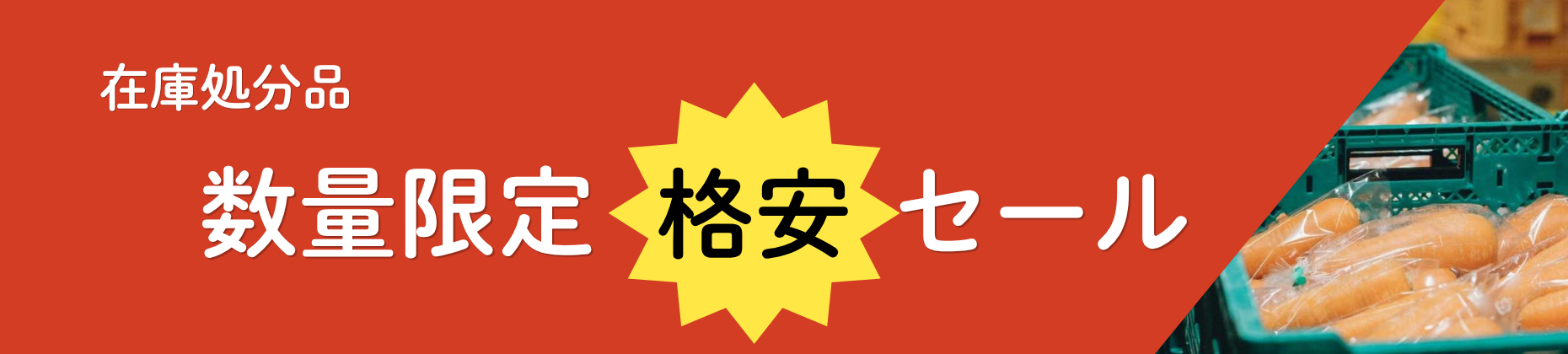 数量限定格安セール