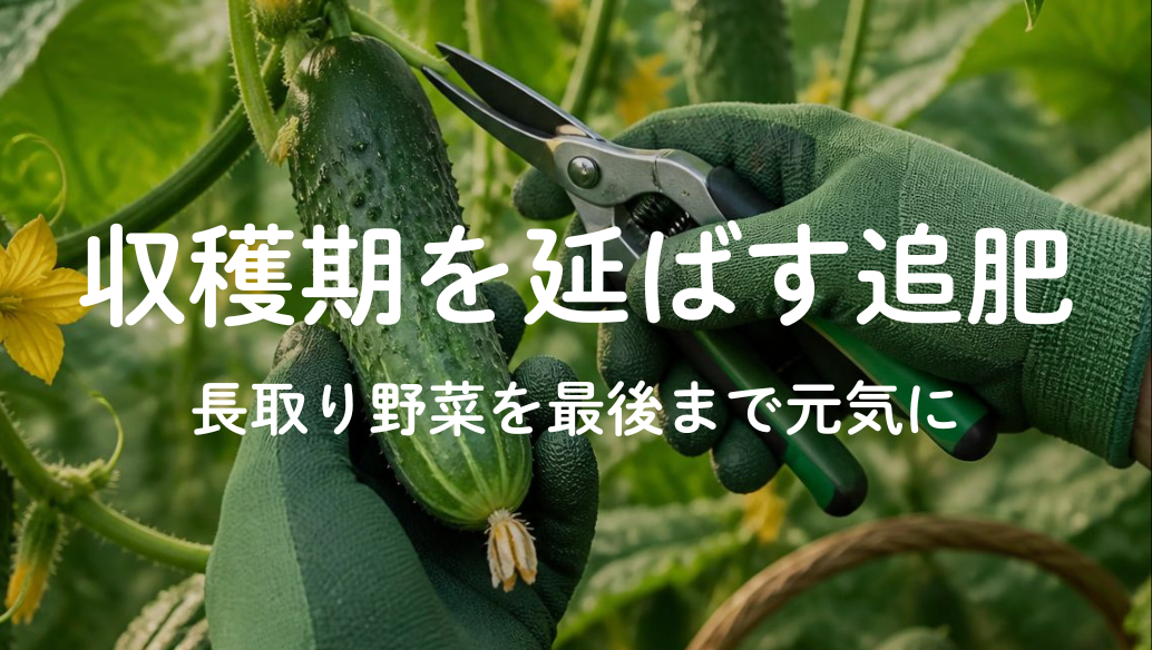 長取り野菜の追肥資材特集