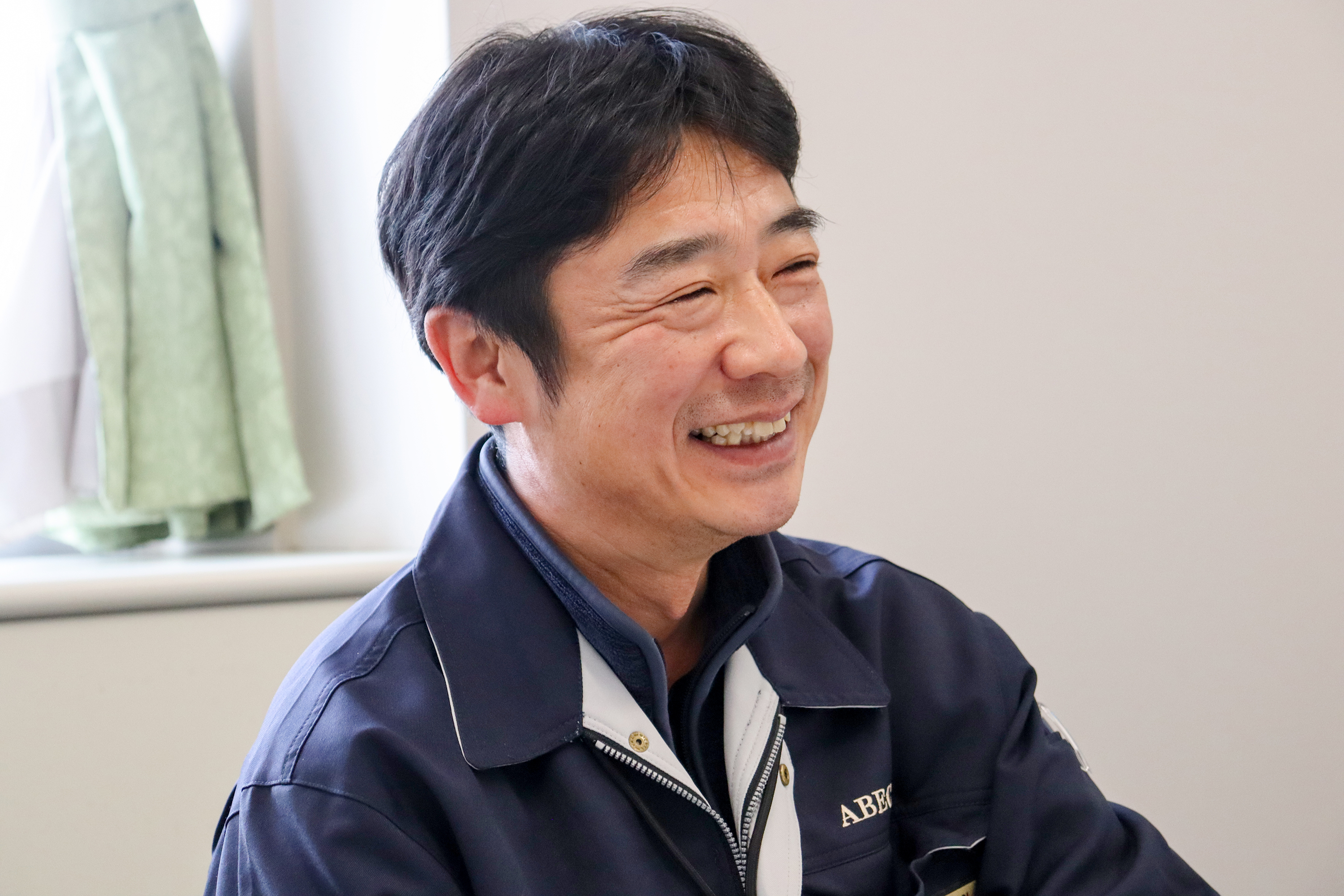 阿部長商店　気仙沼食品工場長・長牛雄樹　　（取材：澤田てい子）