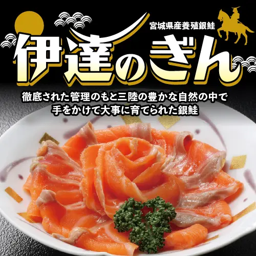 伊達のぎん｜宮城県産養殖銀鮭