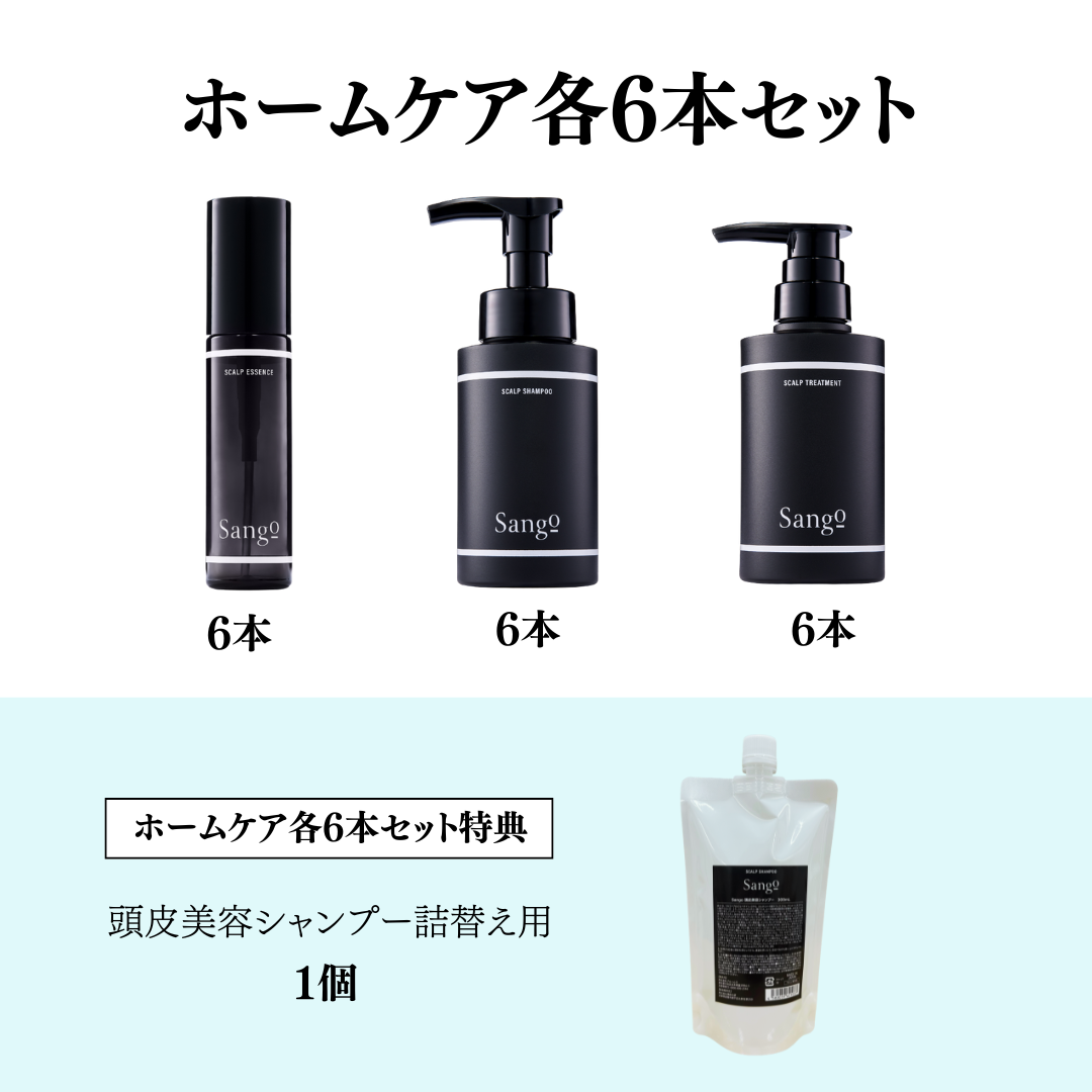 ホームケア各6本セット＜頭皮美容＞