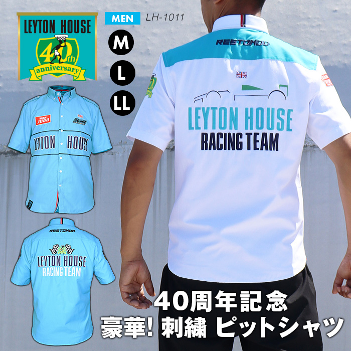 LEYTON HOUSE 40周年 ピットシャツ メンズ レストモッドシリーズ LH-1011