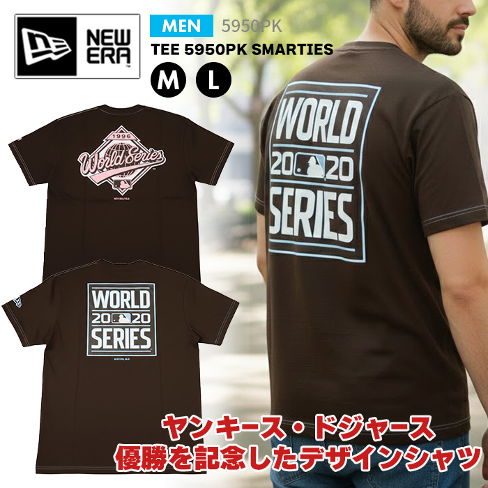 NEW ERA(ニューエラ） Tシャツ TEE 5950PK SMARTIES