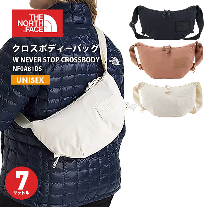 THE NORTH FACE ザ ノースフェイス ショルダーバッグ W NEVER STOP CROSSBODY クロスボディー ポーチ