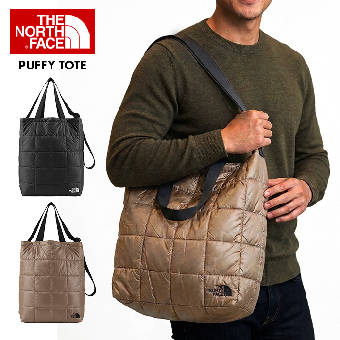 THE NORTH FACE ノースフェイス パフィー トートバック レディース メンズ ショルダーバッグ PUFFY TOTE