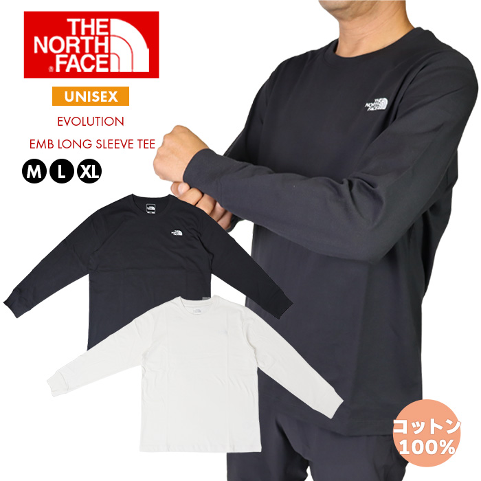 THE NORTH FACE ノースフェイス ロンTEE メンズ 長袖 クルーネック EVOLUTION EMB LONG SLEEVE TEE
