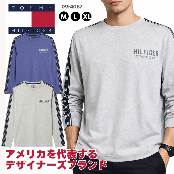 TOMMY HILFIGER トミーヒルフィガー メンズ ロングTee 長袖Tシャツ