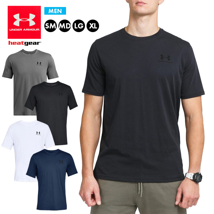 UA SPORTSSTYLE LEFT CHEST SS 1326799 ／メンズ ヒートギア スポーツスタイル レフトチェスト