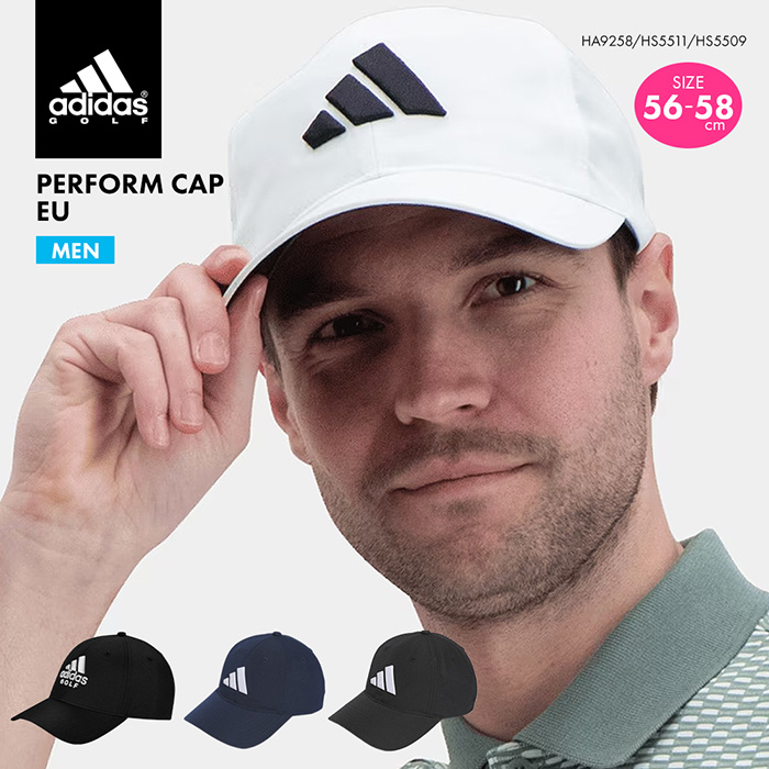 adidas GOLF PERFORM EU HA9258 HS5511 HS5509 ／ アディダス メンズ ゴルフ パフォーマンス ベースボールキャップ