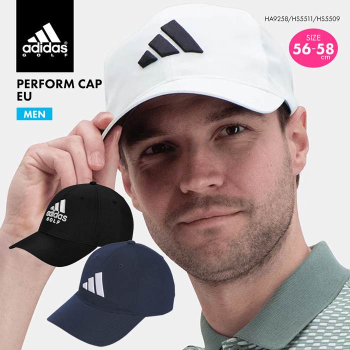 adidas GOLF PERFORM EU HA9258 HS5511 HS5509 ／ アディダス メンズ ゴルフ パフォーマンス ベースボールキャップ
