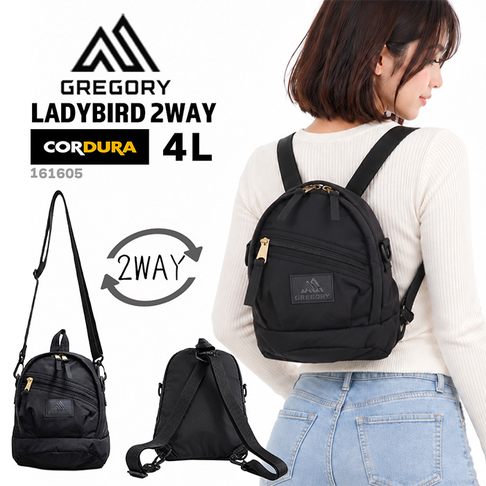 GREGORY グレゴリー サコッシュ ポーチ レディーバード LADYBIRD 2WAY