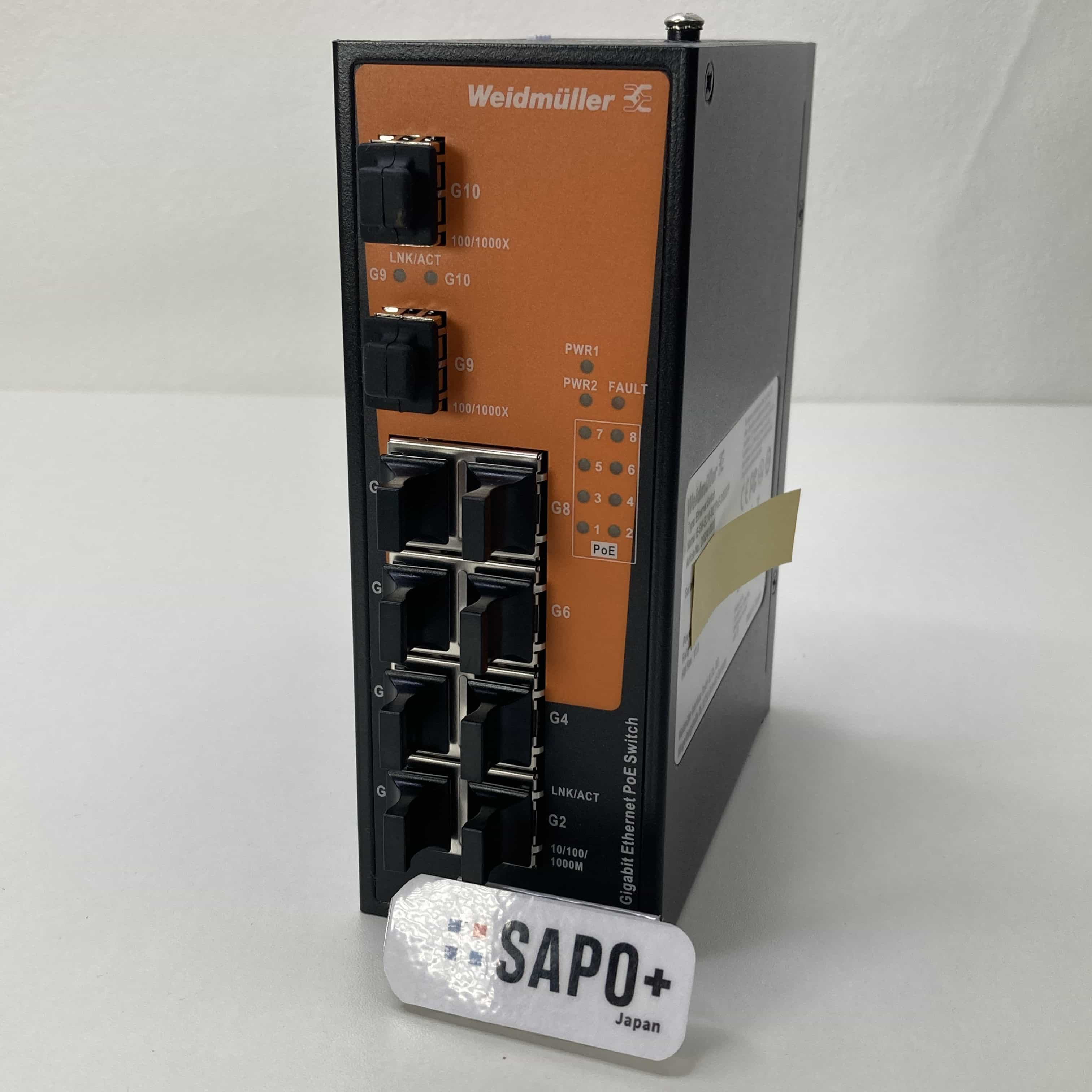 IE-SW-EL10-8GTPOE-2GESFP  付属品無 PoE対応産業用イーサネットスイッチ Weidmuller