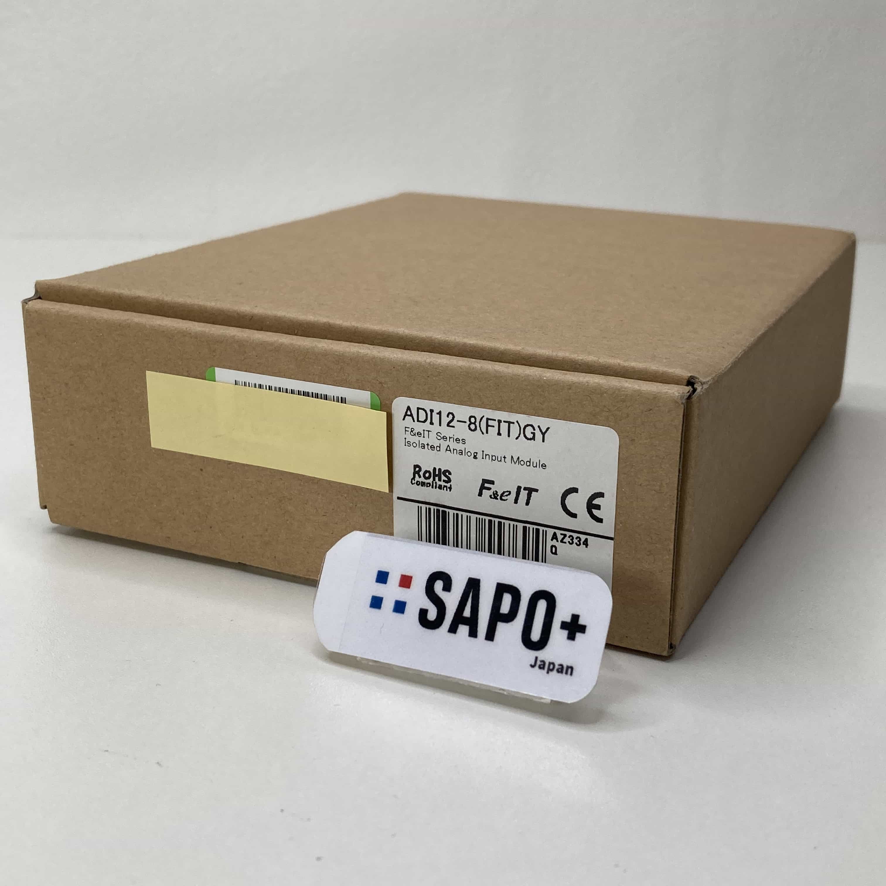 ADI12-8(FIT) GY  外箱開封済 絶縁型アナログ入力モジュール CONTEC