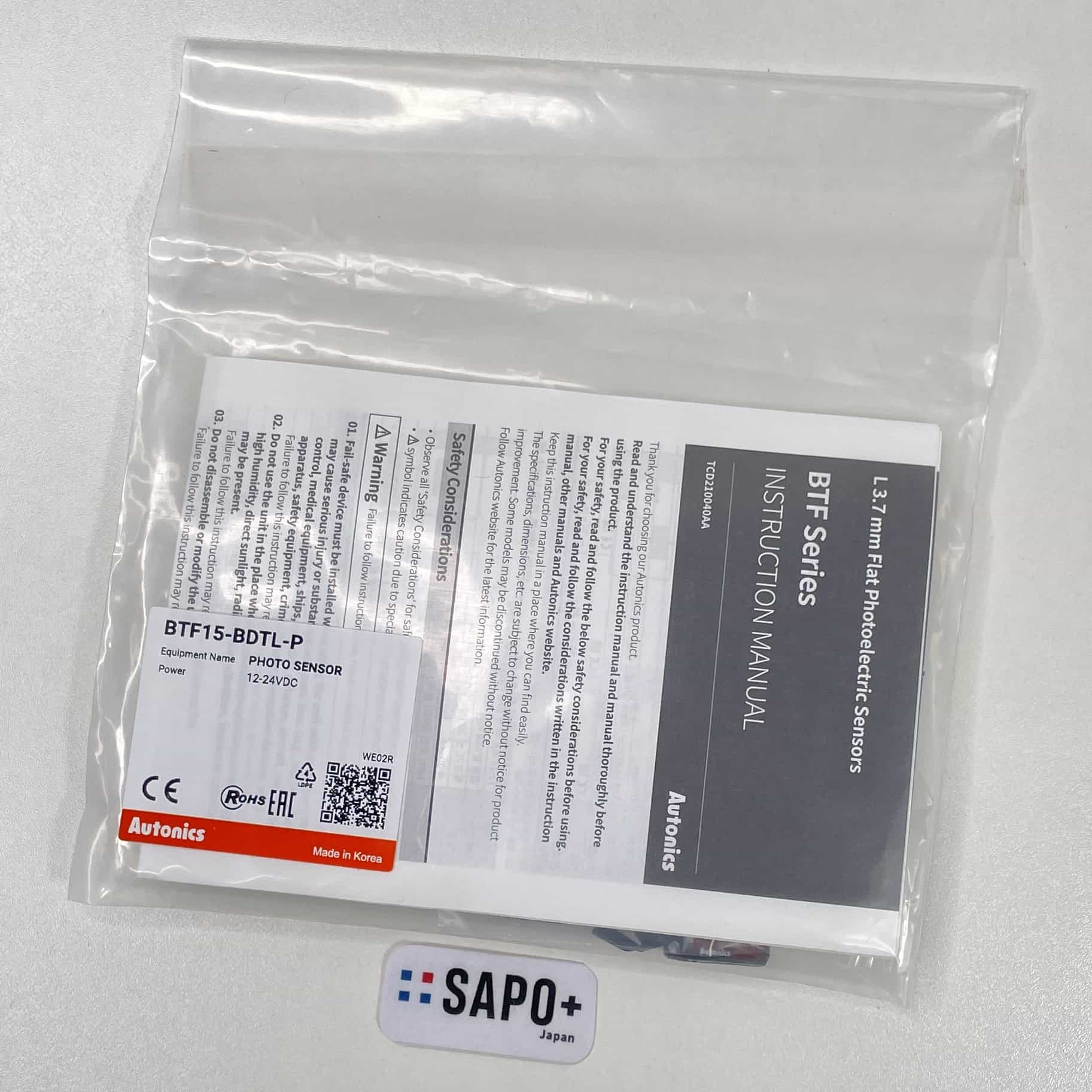 BTF15-BDTL-P 光電センサ Autonics