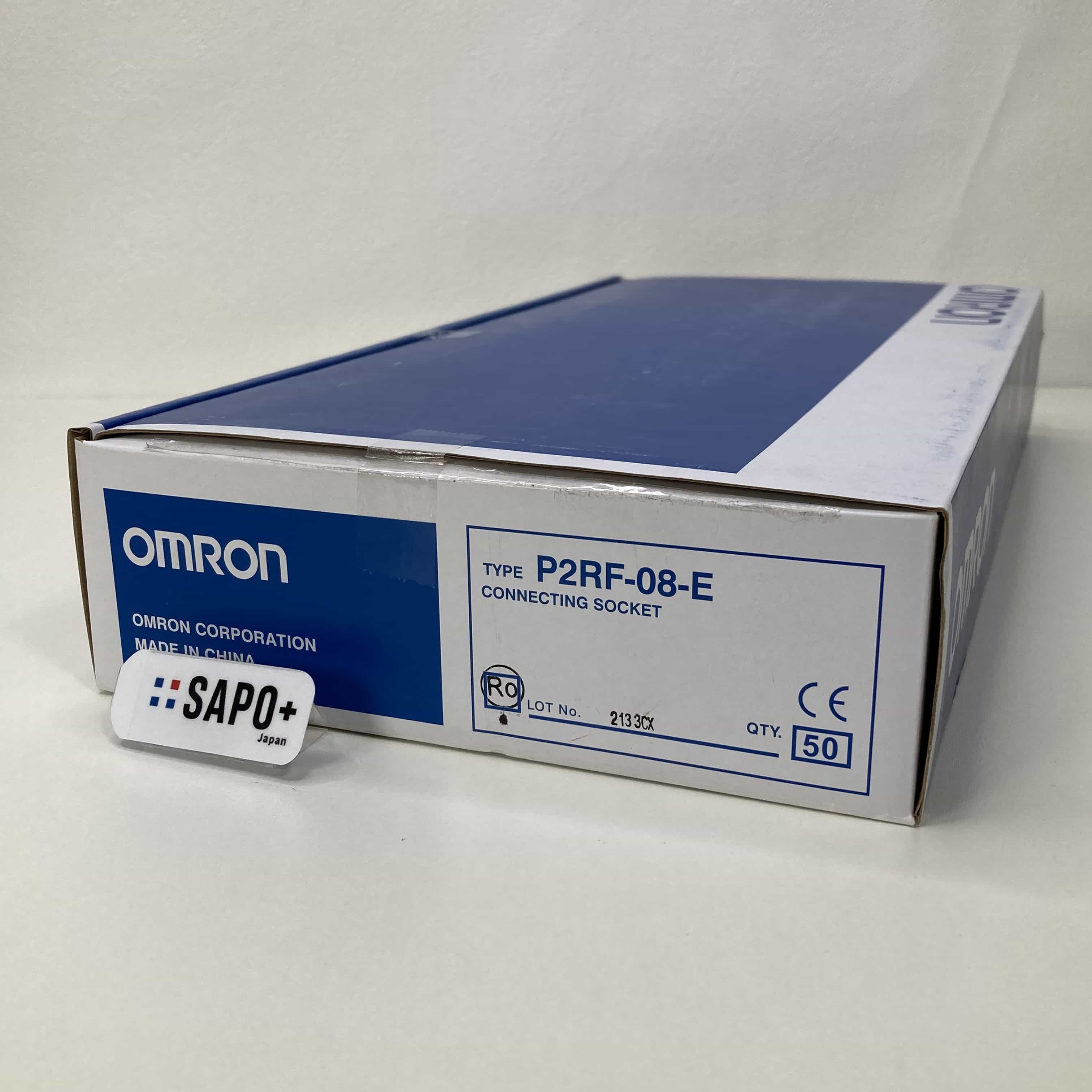 P2RF-08-E(50個入り)  テープ付着有 リレー用ソケット オムロン