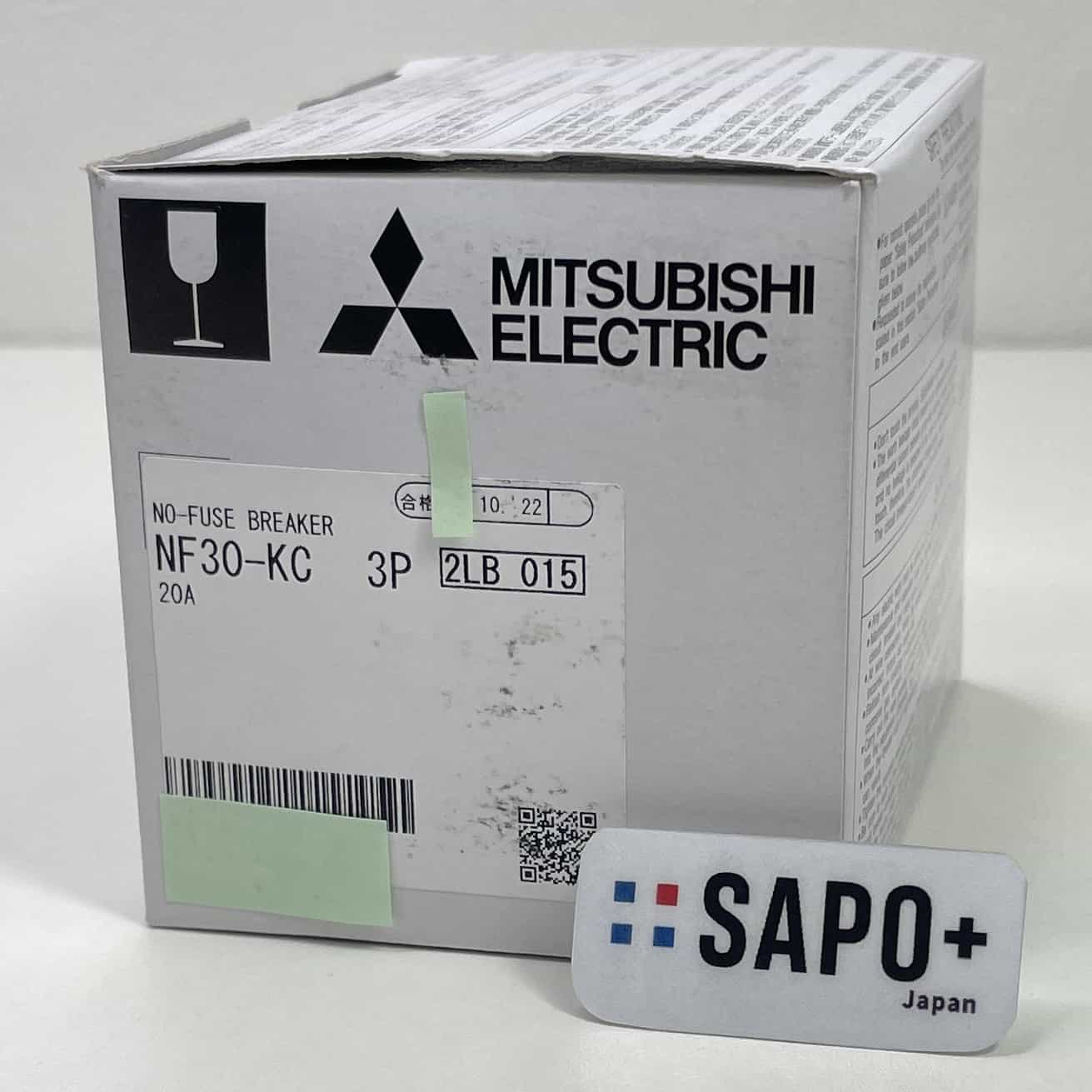 NF30-KC 3P 20A 2022年製 箱汚れ有 ノーヒューズ遮断器 三菱電機