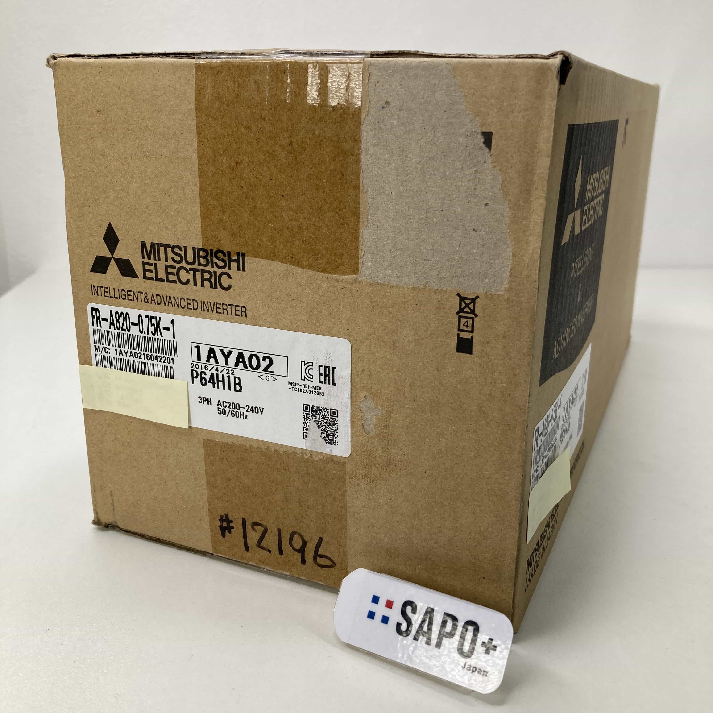 FR-A820-0.75K-1 2016年製 インバータ 三菱電機