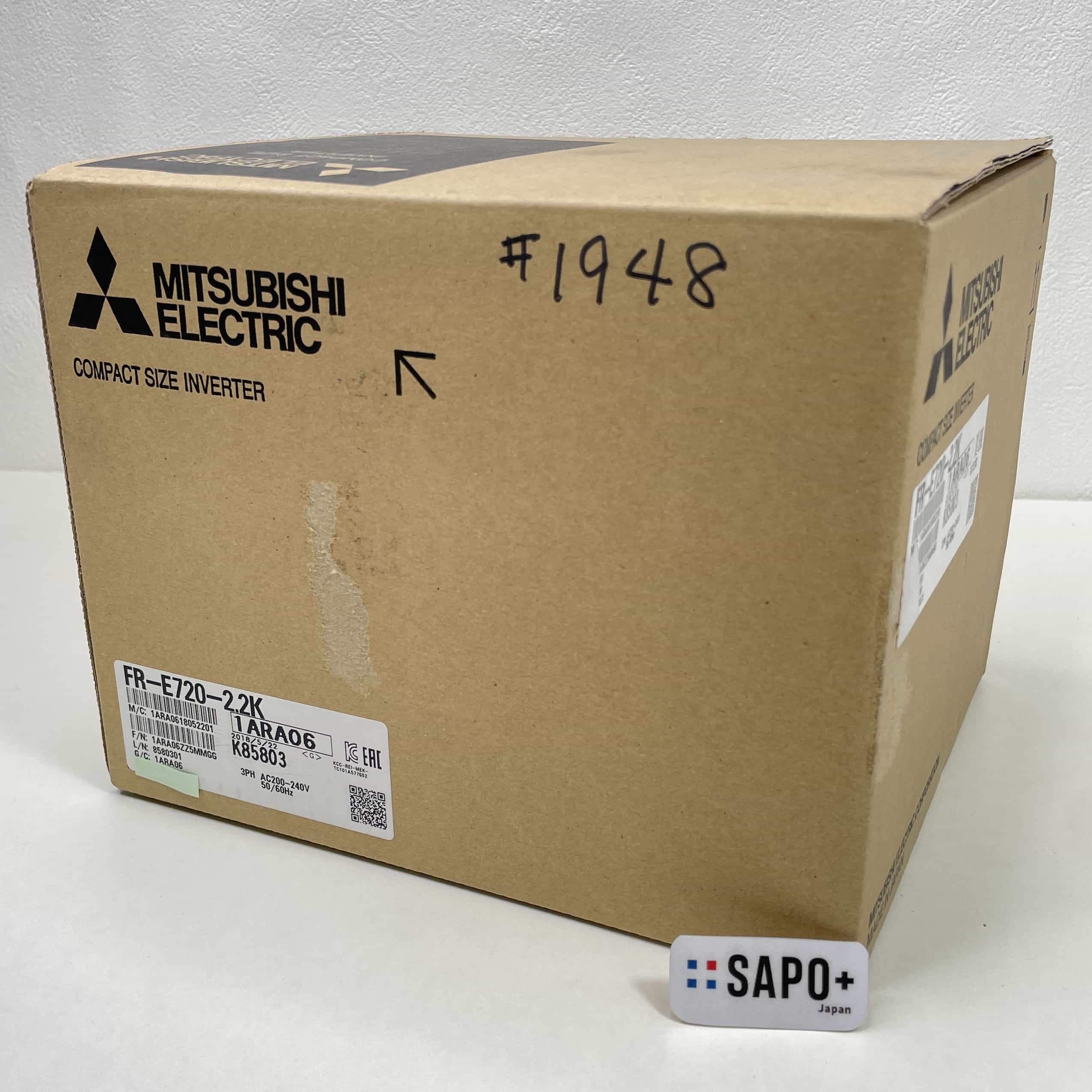 FR-E720-2.2K 2018年製 美品/説明書無 インバータ 三菱電機