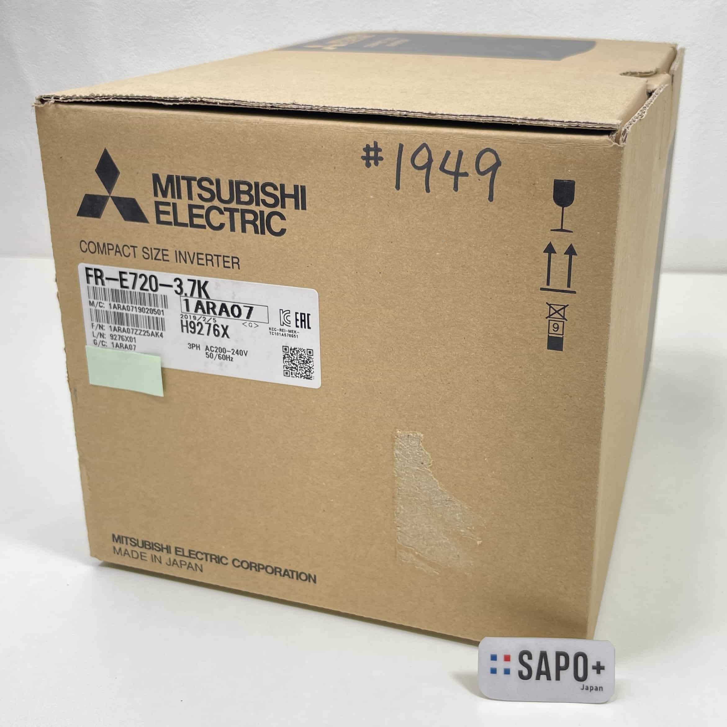 FR-E720-3.7K 2019年製 インバータ 三菱電機