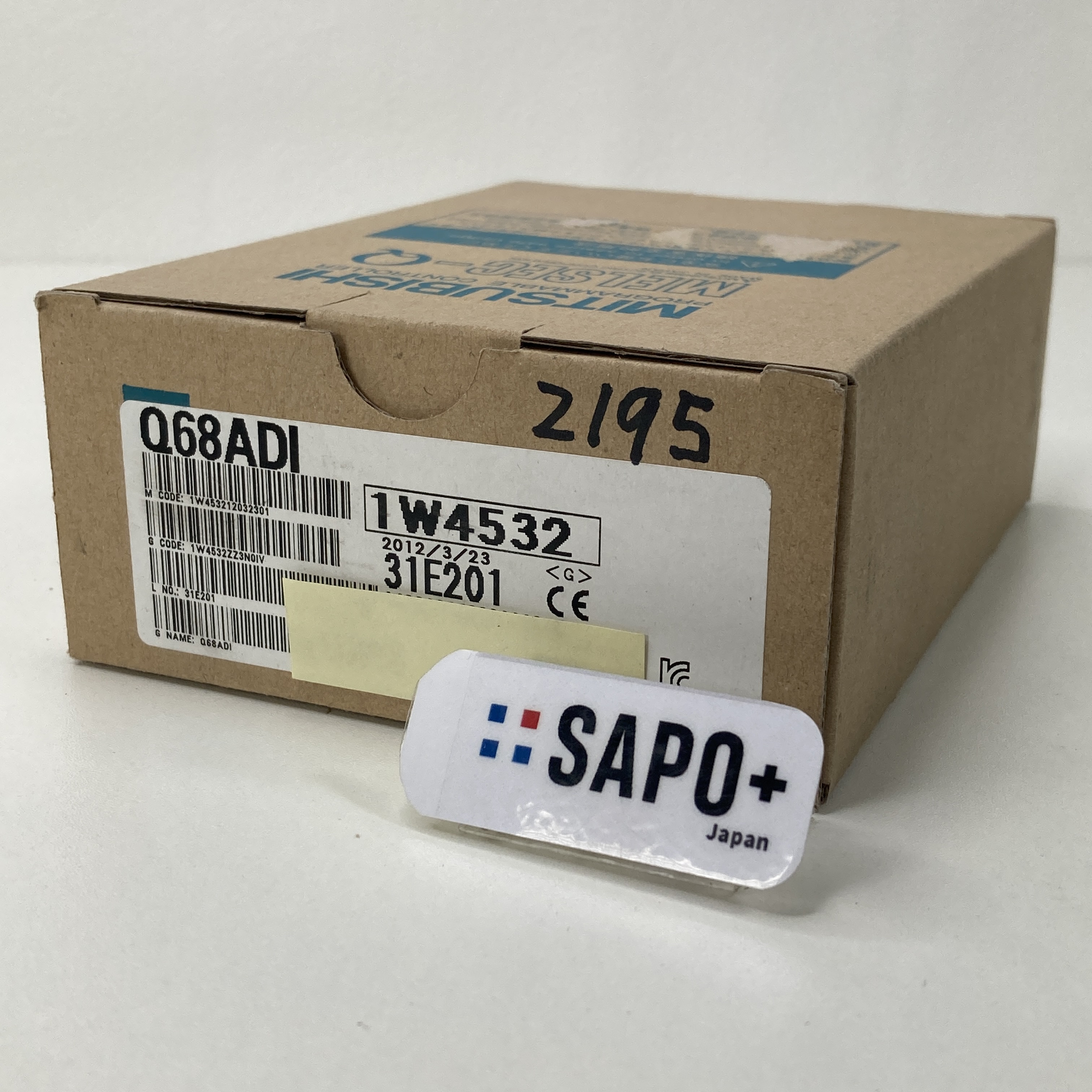 Q68ADI 2012年製 アナログ入力ユニット 三菱電機