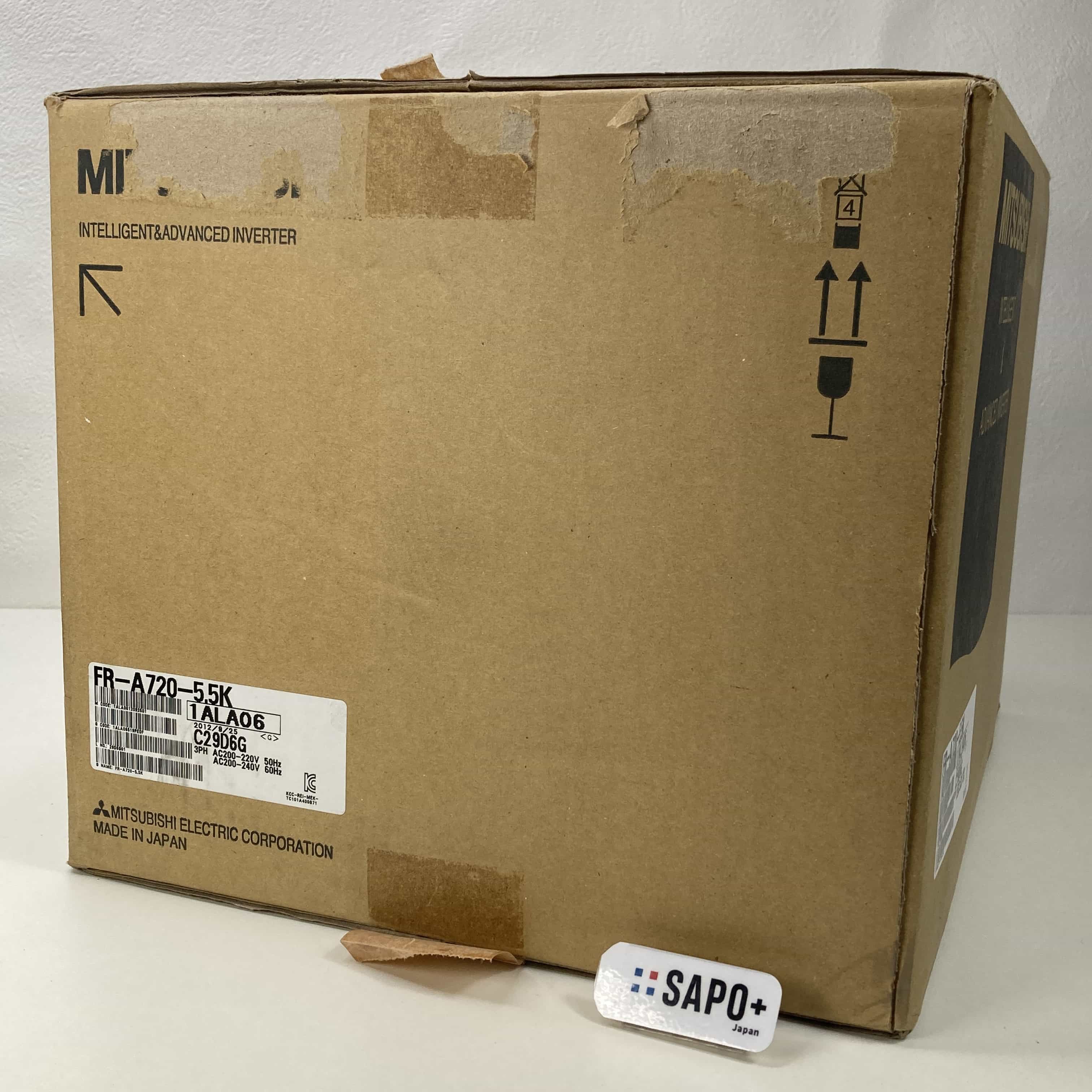 FR-A720-5.5K 2012年製 箱開封済 高機能・次世代インバータ 三菱電機