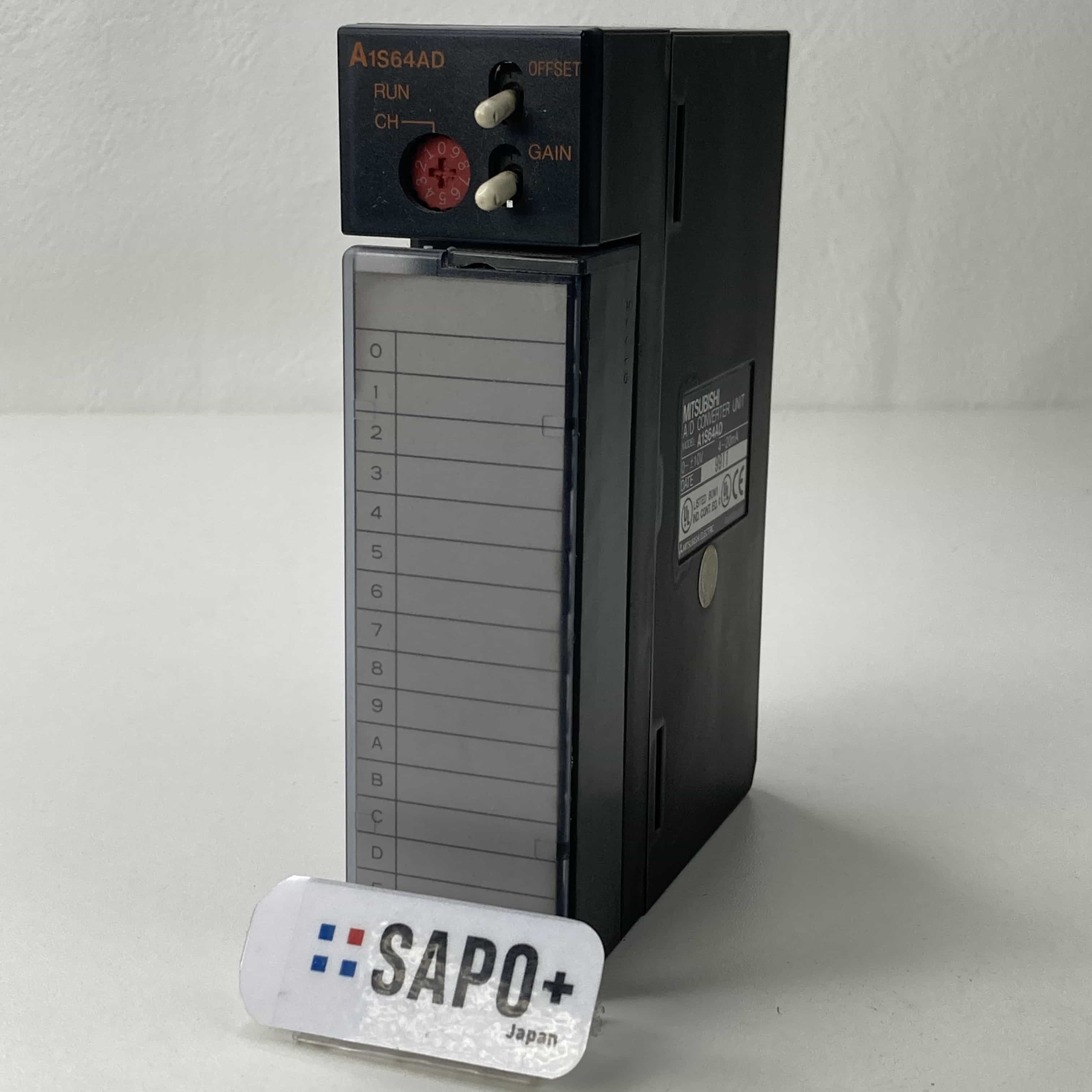 A1S64AD 1999年製 アナログ－デジタル変換ユニット 三菱電機