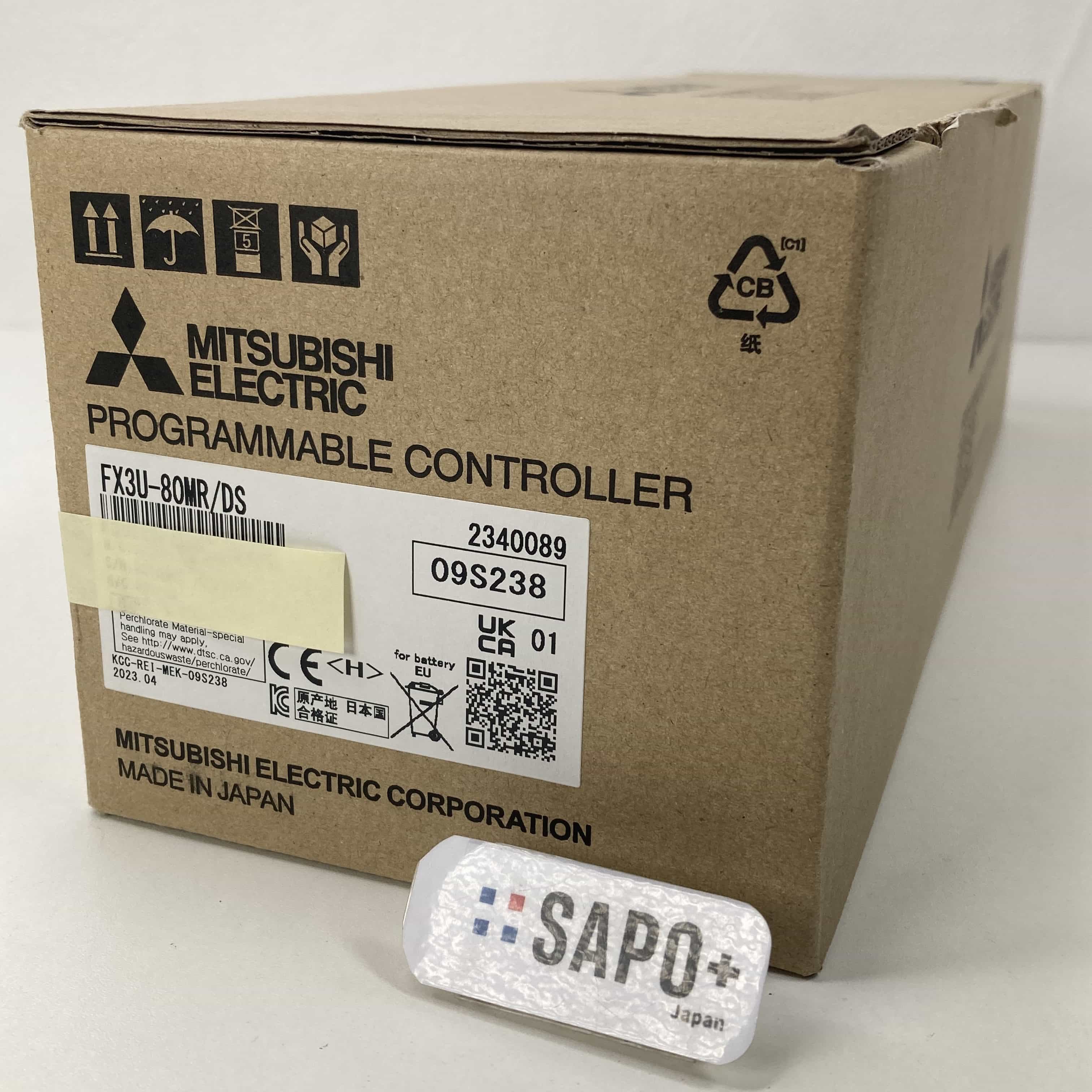 FX3U-80MR/DS 2023年製 マイクロシーケンサ基本ユニット 三菱電機