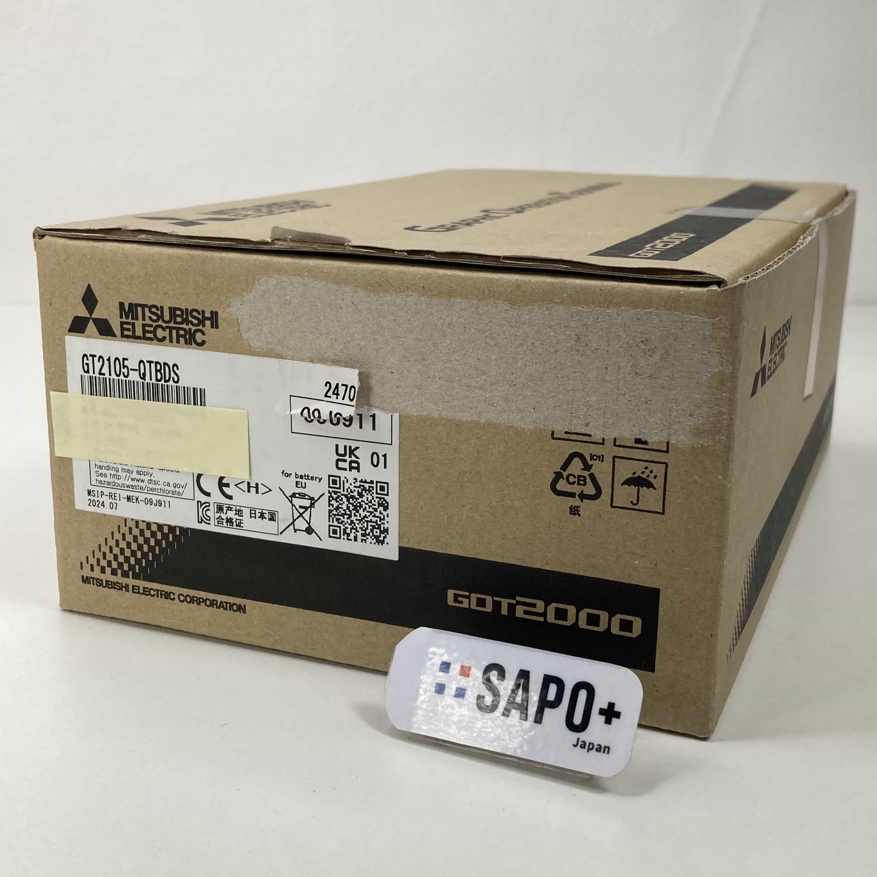 GT2105-QTBDS 2024年製 箱開封済 表示器 GOT2000シリーズ 三菱電機