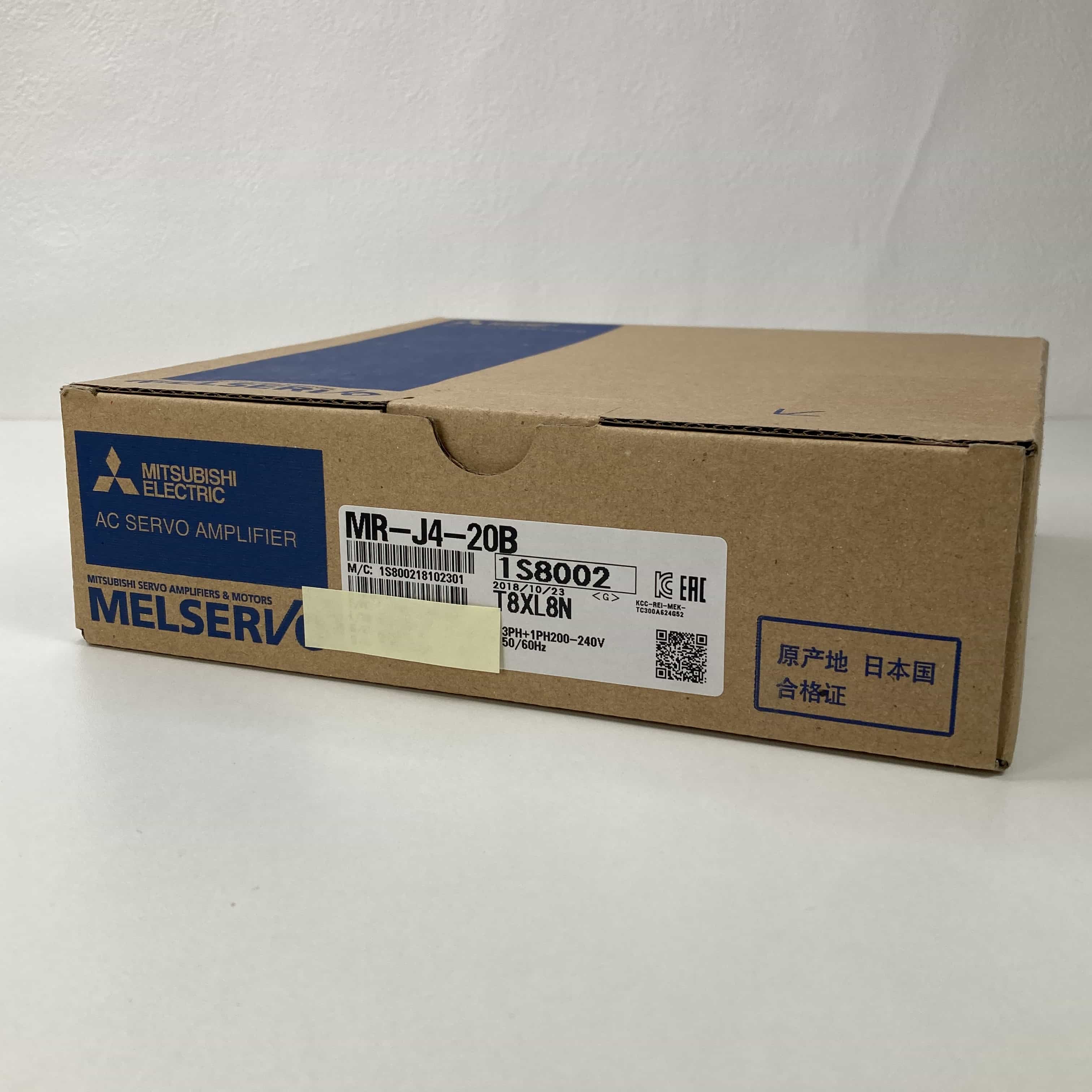 MR-J4-20B 2018年製 ACサーボアンプ 三菱電機