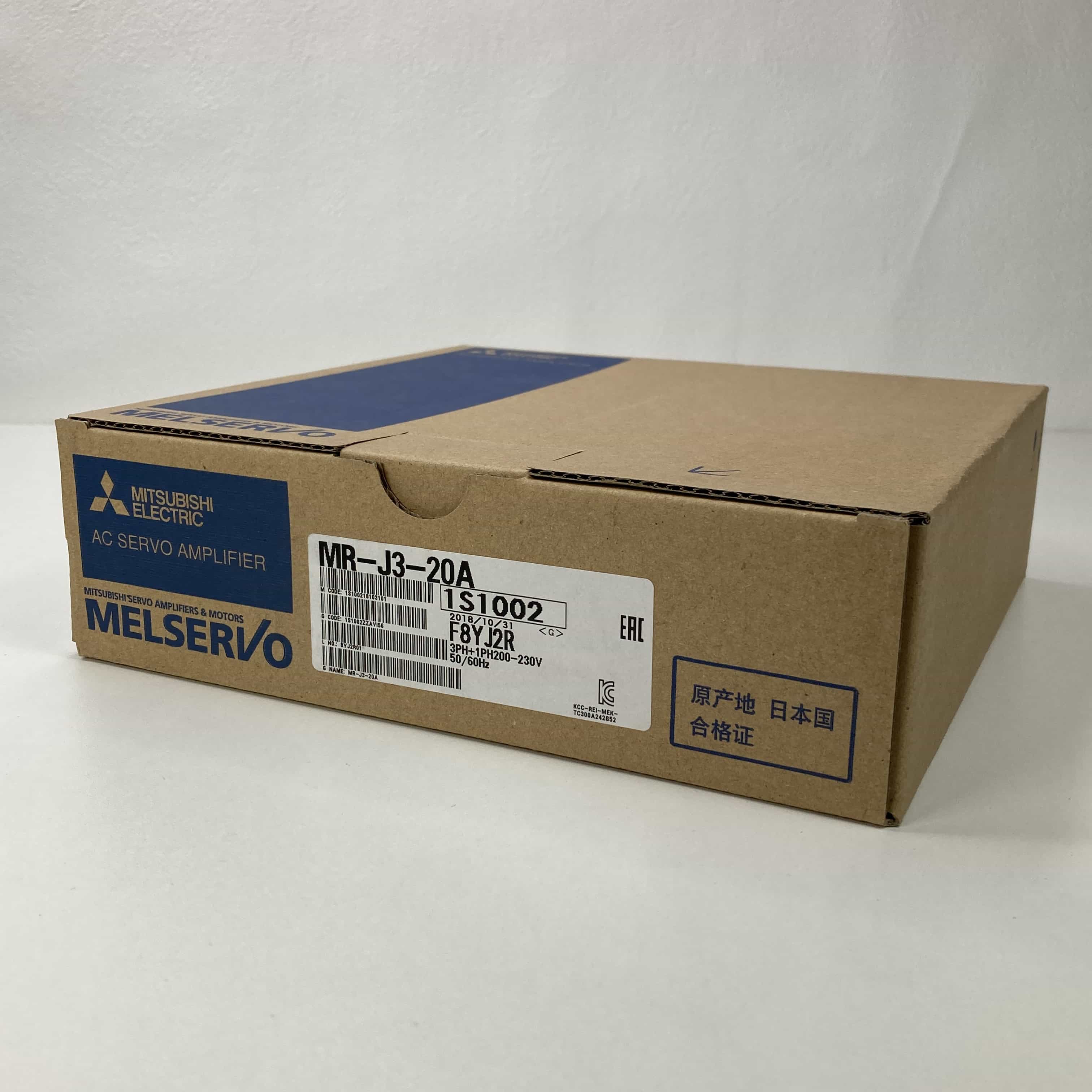 MR-J3-20A 2018年製 ACサーボアンプ 三菱電機