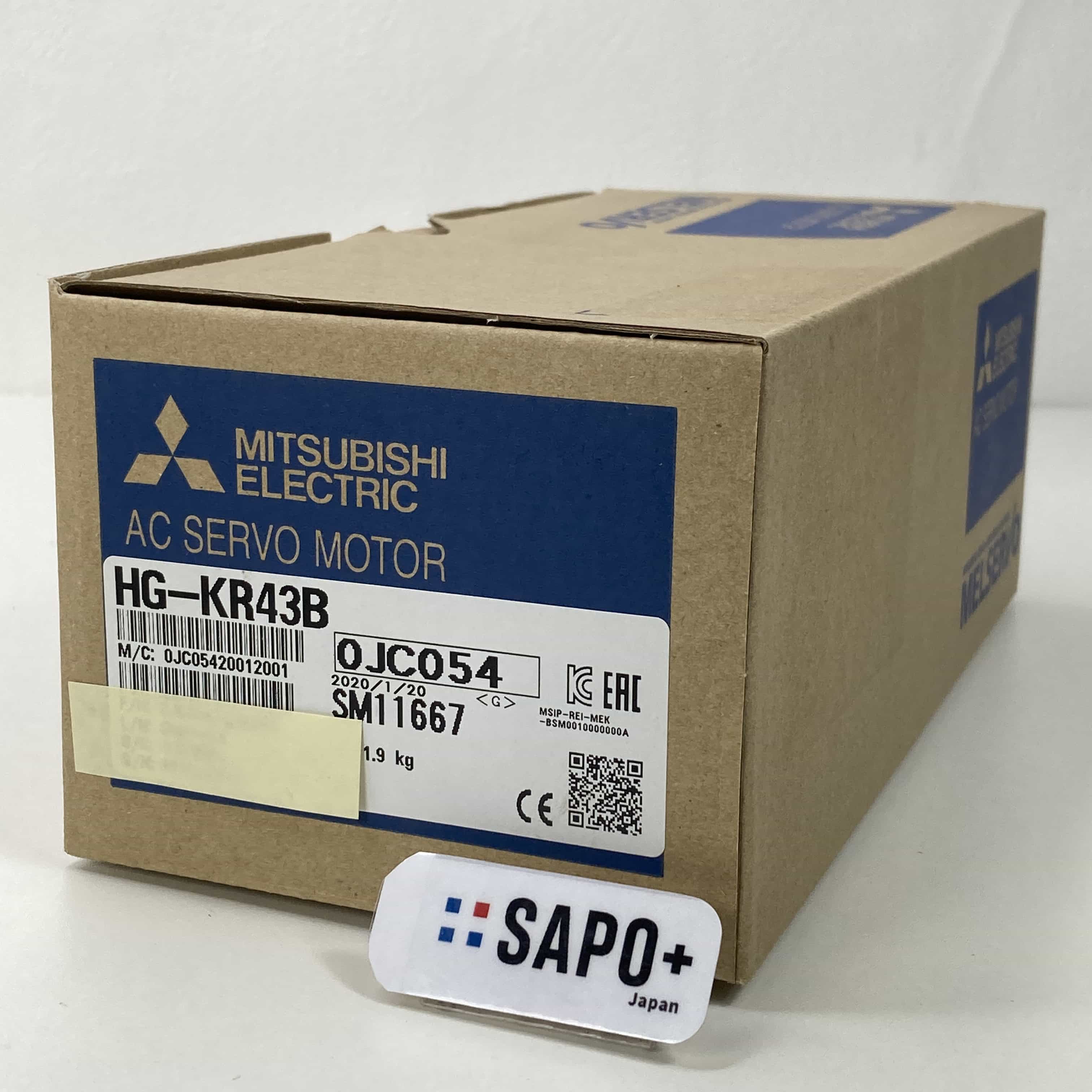 HG-KR43B 2020年製 ACサーボモータ 三菱電機