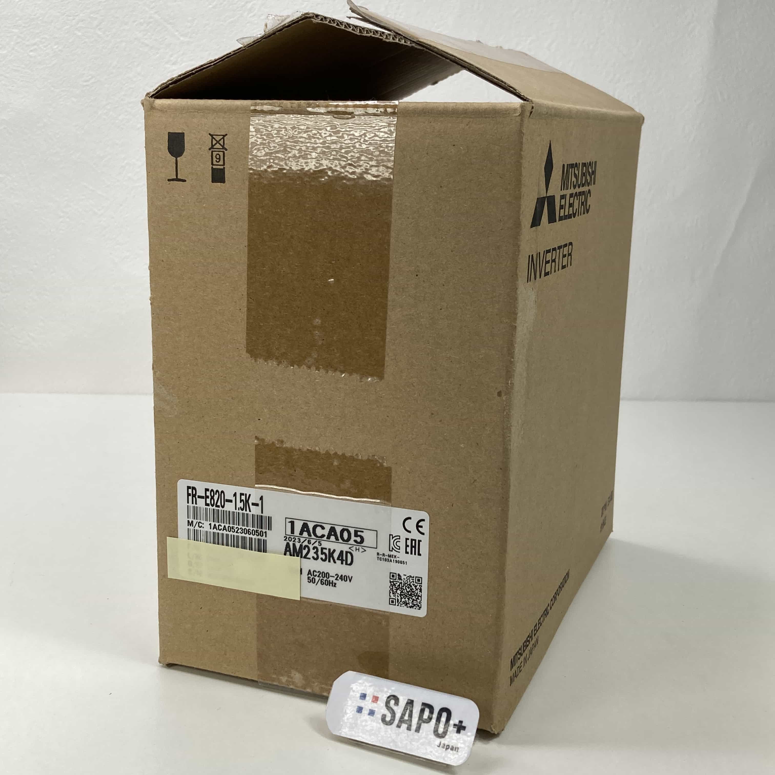 FR-E820-1.5K-1 2023年製 箱開封済/取説無 最小クラスの高性能インバータ 三菱電機