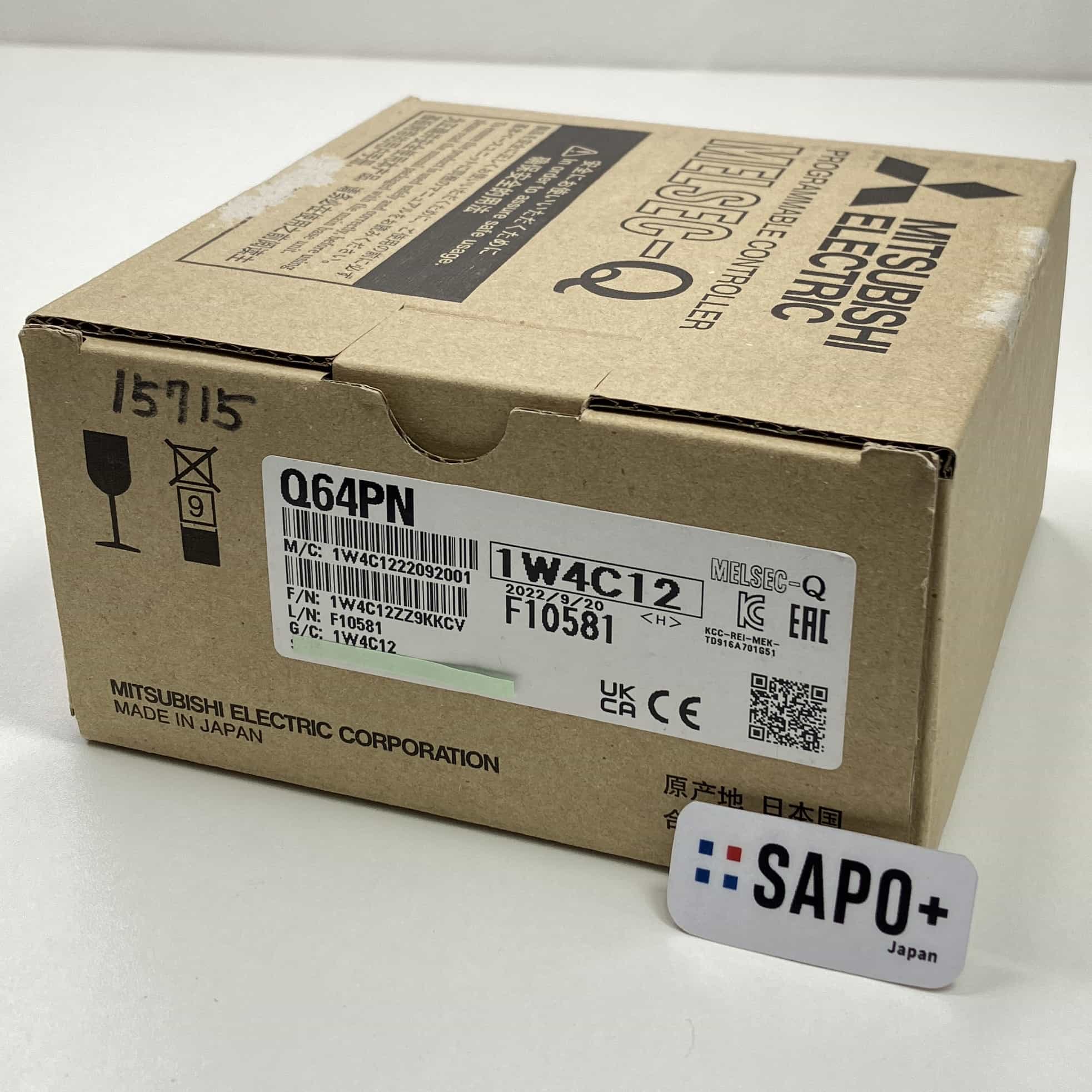 Q64PN 2022年製 取説無 電源ユニット 三菱電機