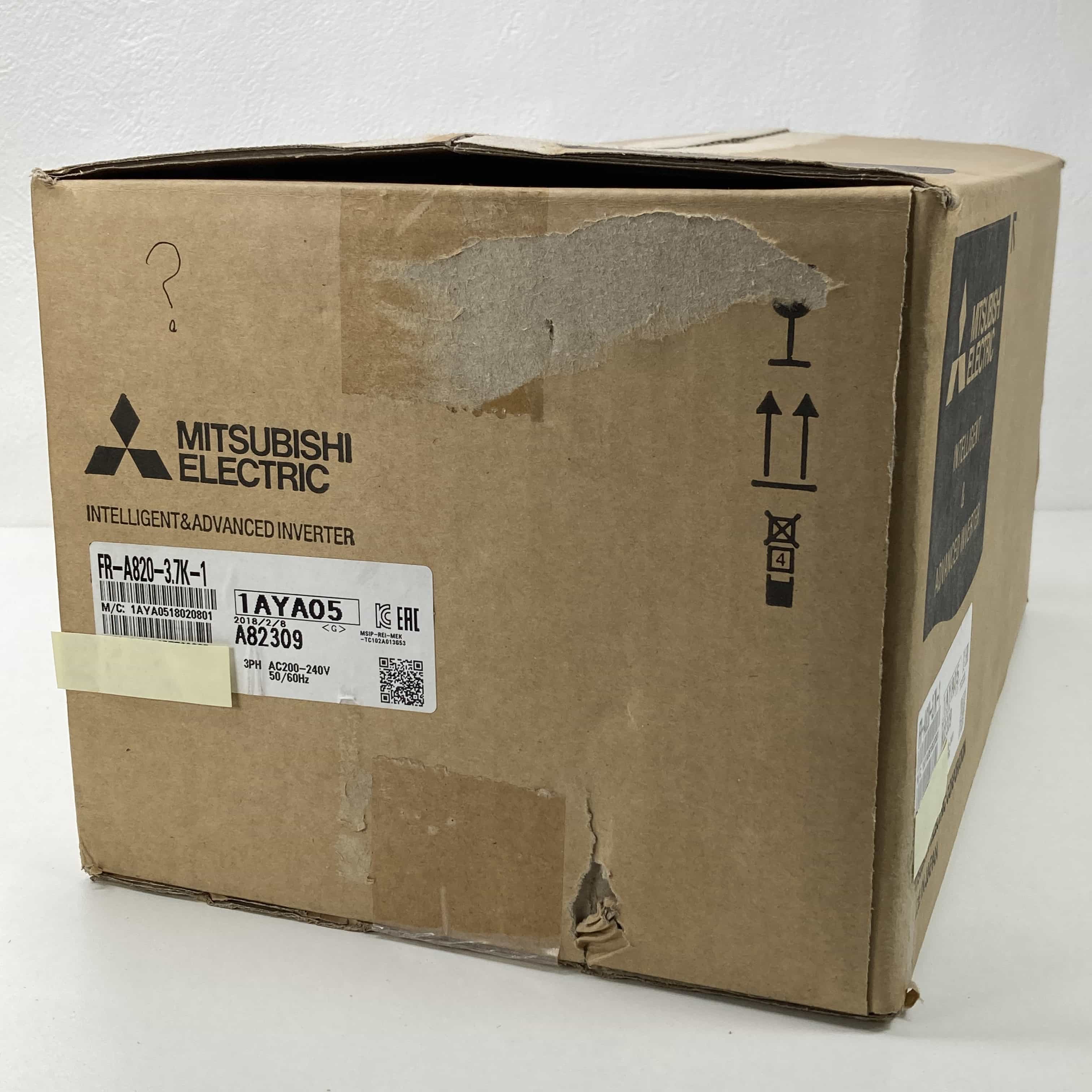 FR-A820-3.7K-1 2018年製 箱開封済 高機能・高性能インバータ 三菱電機