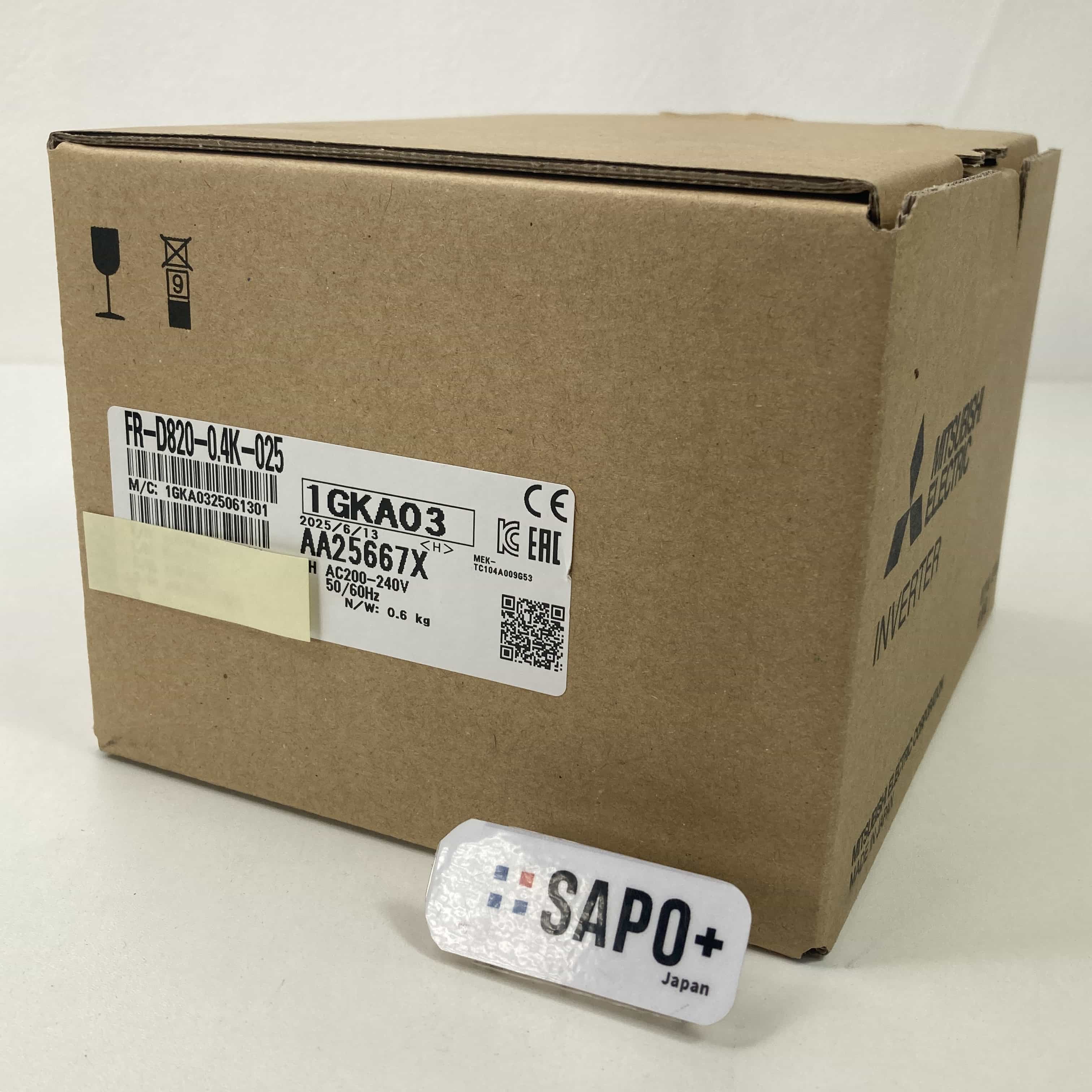 FR-D820-0.4k-025 2025年製 インバータ 三菱電機