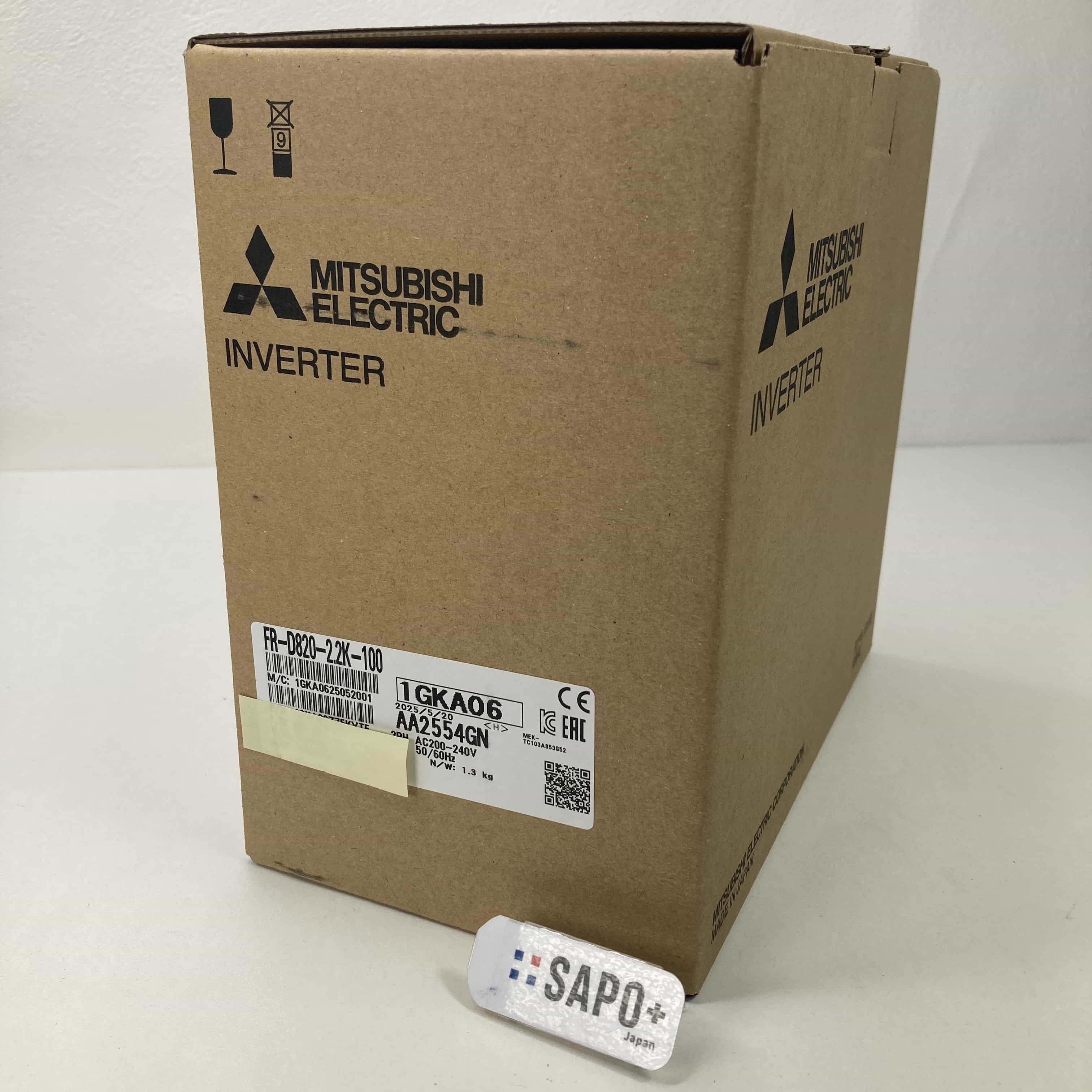 FR-D820-2.2k-100  2025年製 インバータ 三菱電機