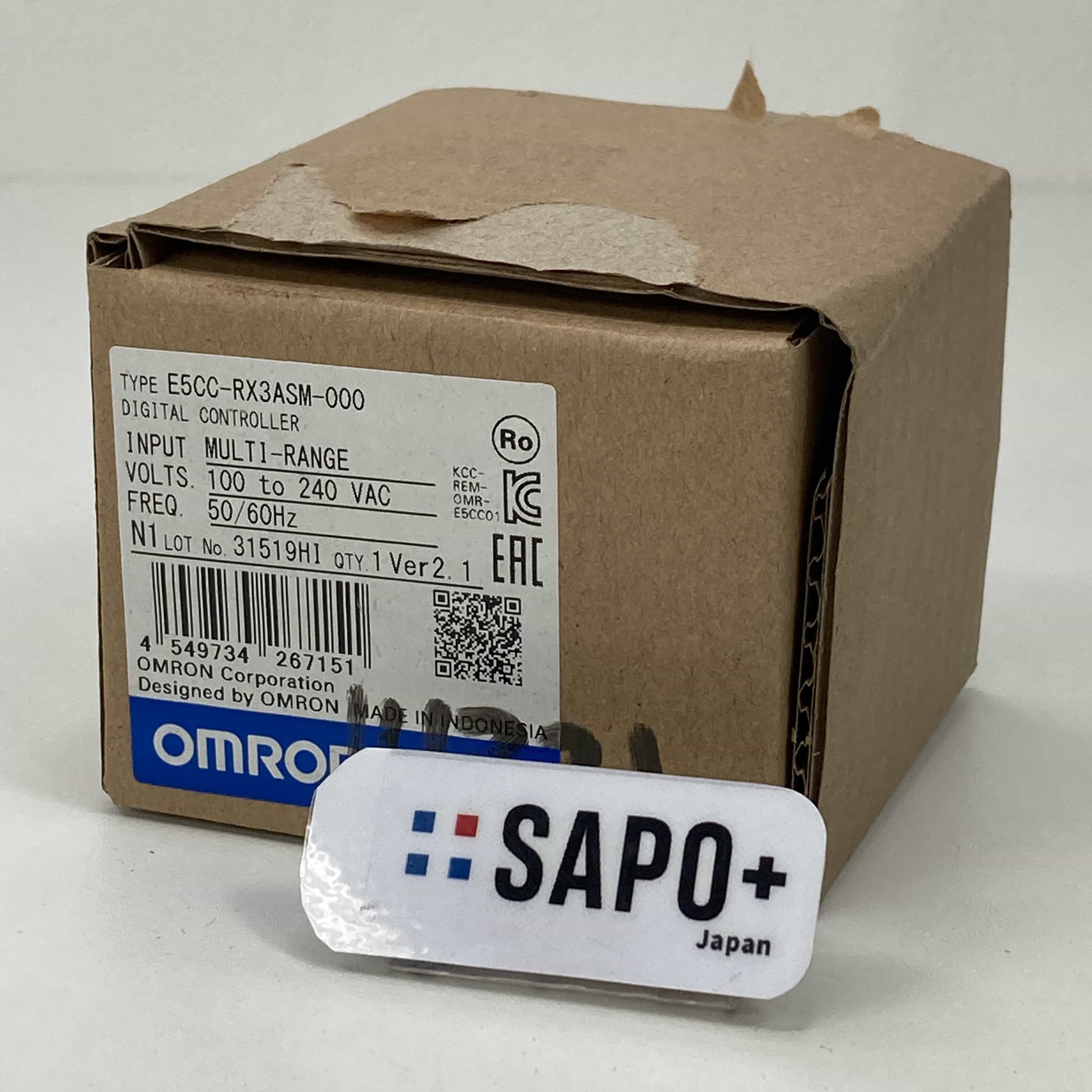 E5CC-RX3ASM-000 Ver.2.1 温度調節器（デジタル調節計） オムロン