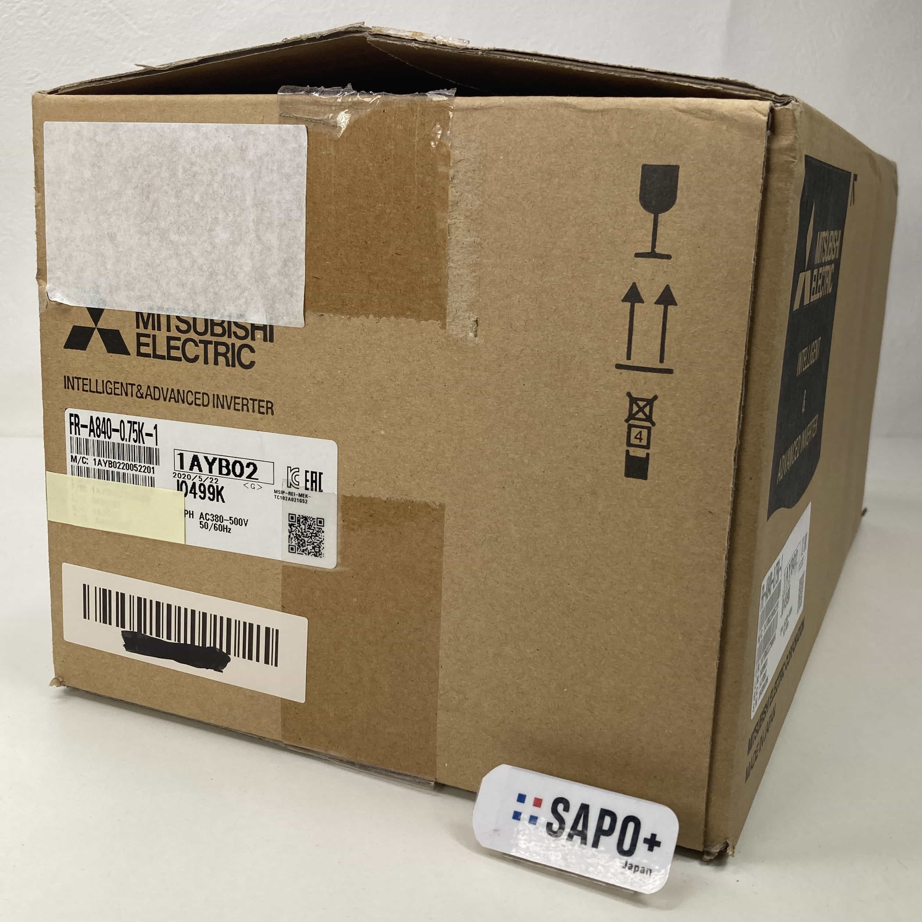 FR-A840-0.75K-1 2020年製 箱開封済 高機能・高性能インバータ 三菱電機