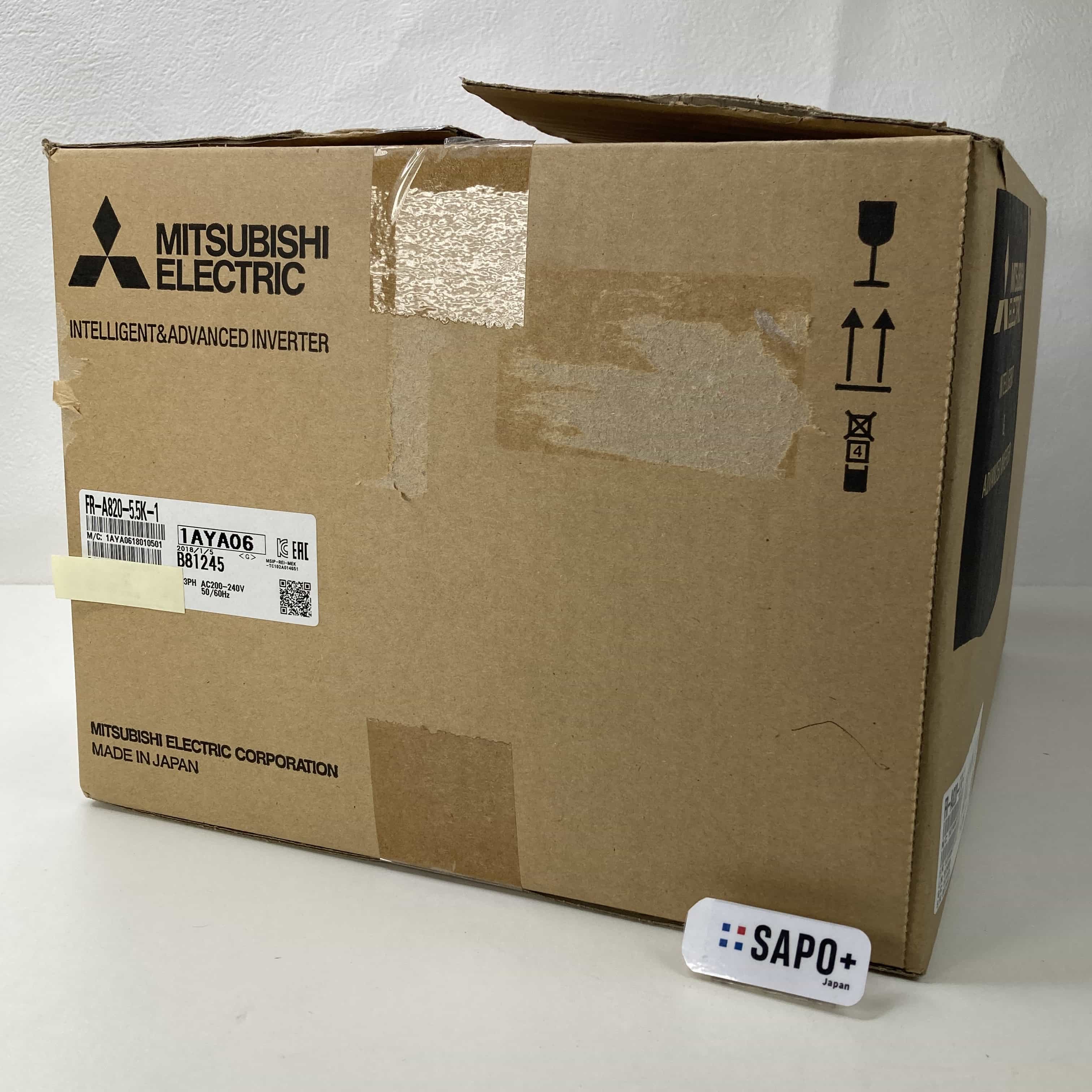 FR-A820-5.5K-1 2018年製 箱開封済 高機能・高性能インバータ 三菱電機