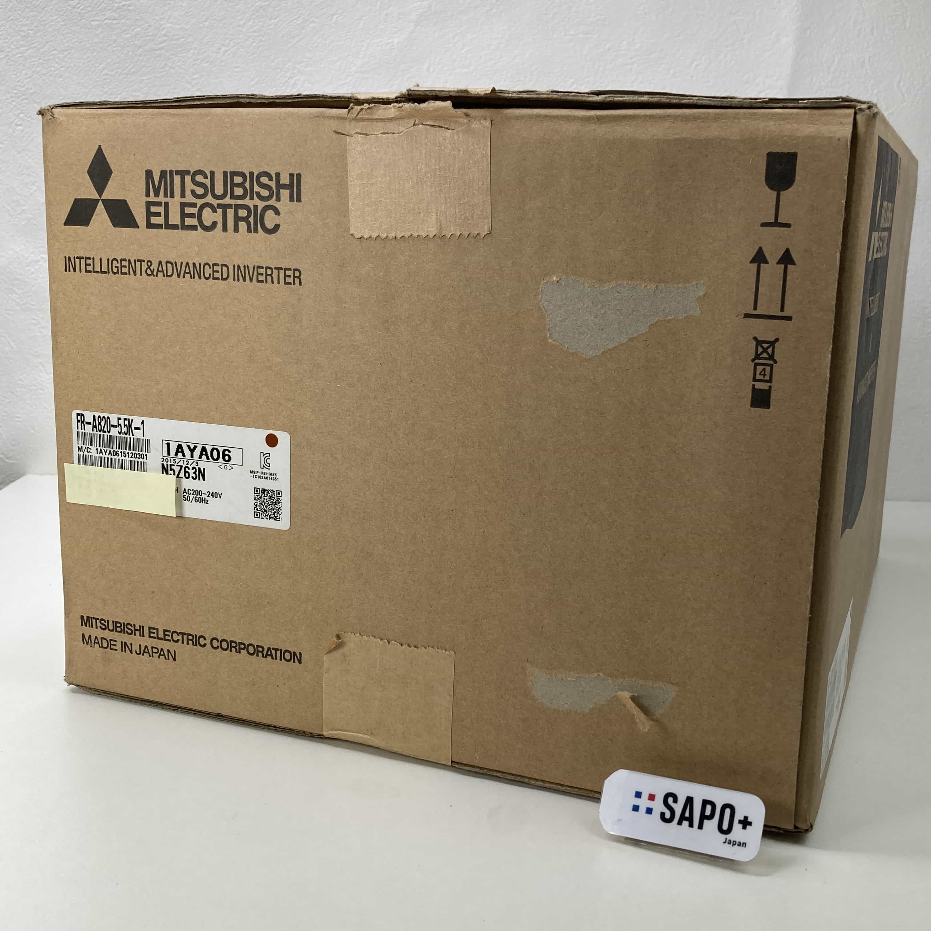FR-A820-5.5K-1 2015年製 箱開封済 高機能・高性能インバータ 三菱電機